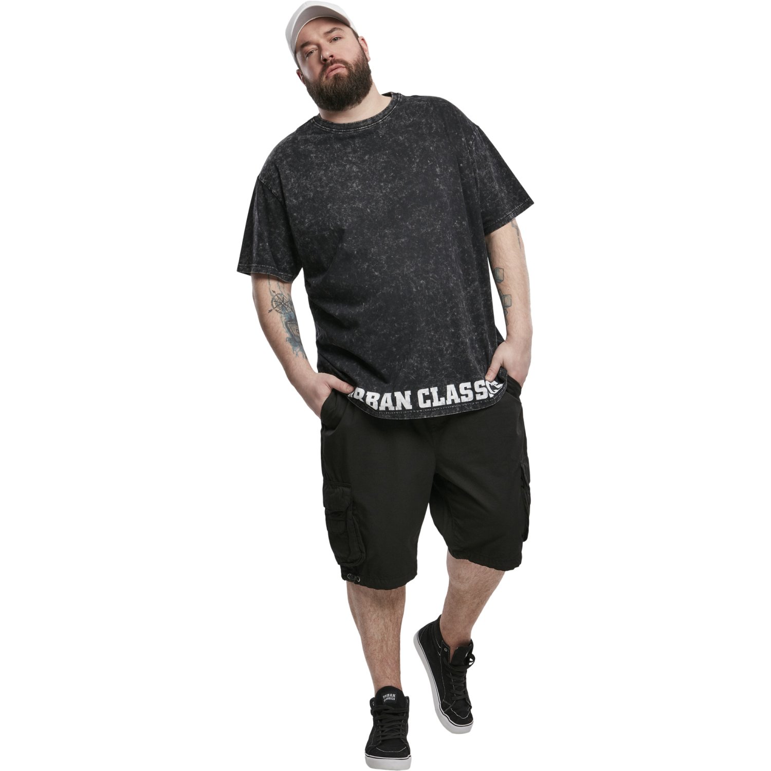 Urban Classics - CARGO TWILL Pocket Shorts black