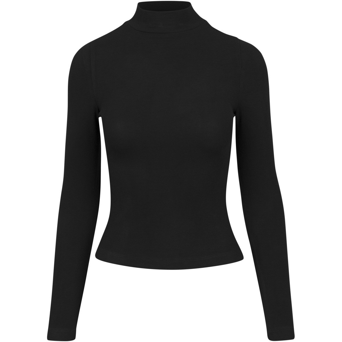 Urban Classics Ladies - Turtleneck Longsleeve noir