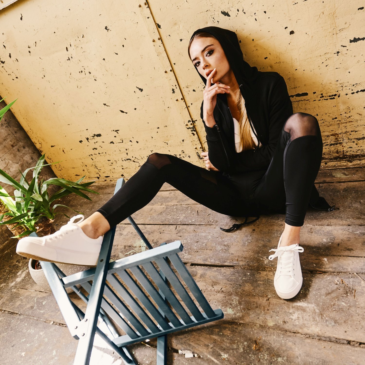 Urban Classics Ladies - TECH MESH Sport Fitness Leggings