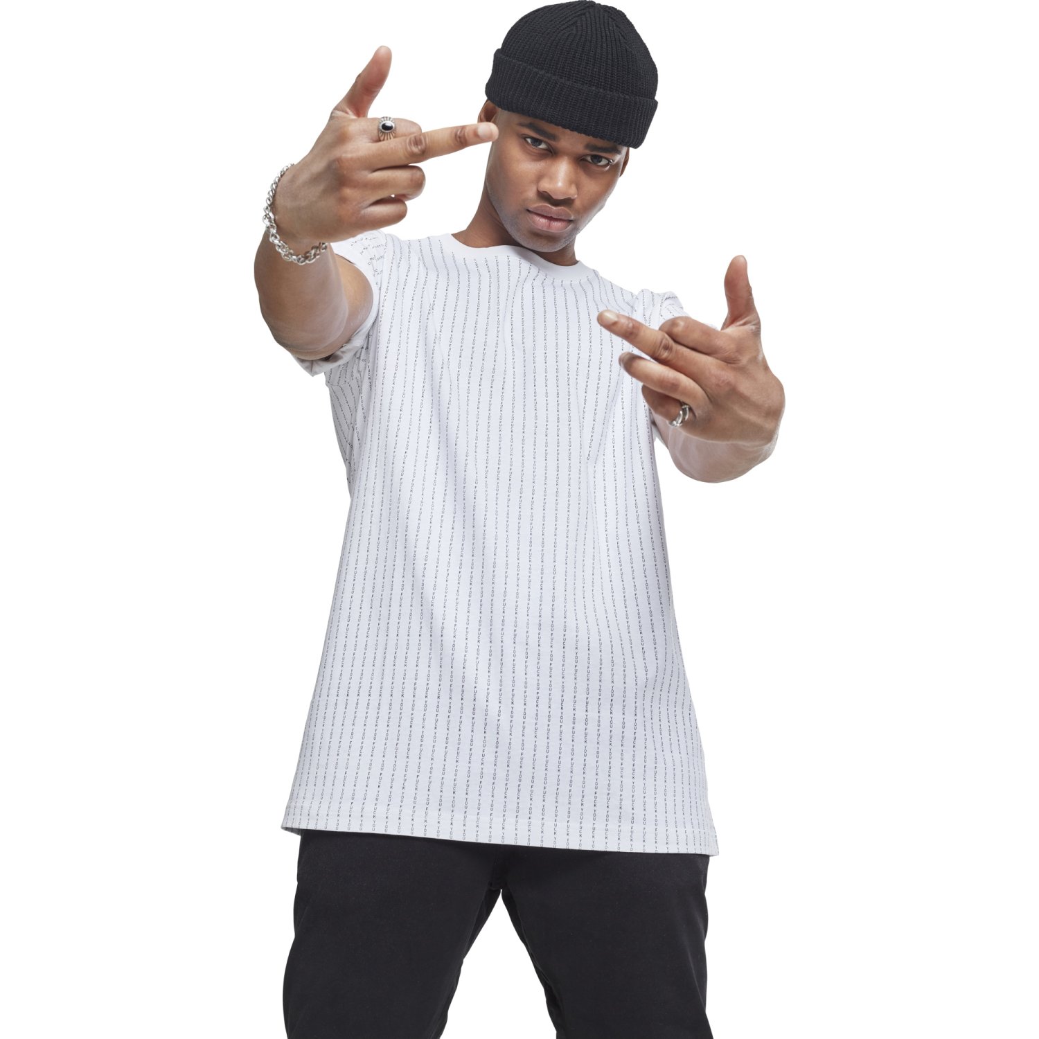 Mister Tee Shirt - F#?K YOU blanc