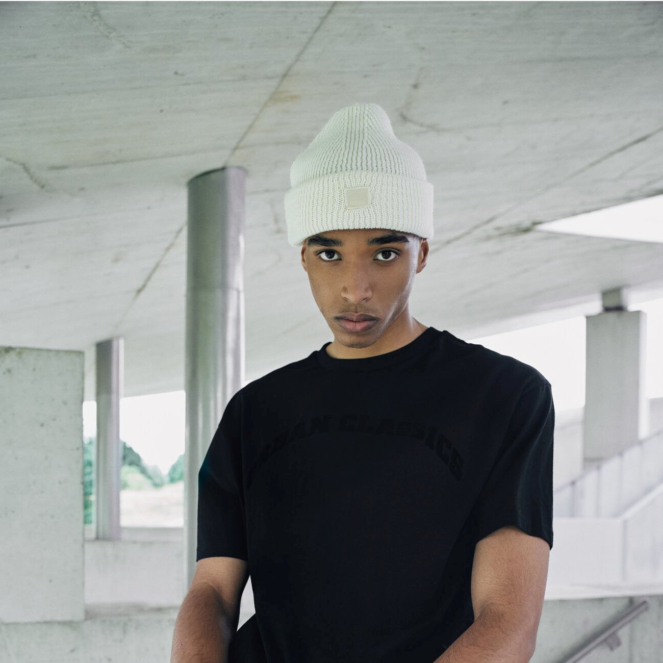 Urban Classics - Knitted Wool Beanie noir