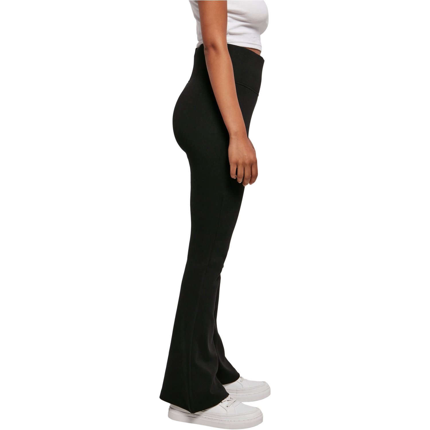 Urban Classics Ladies - Organic Interlock Bootcut Leggings
