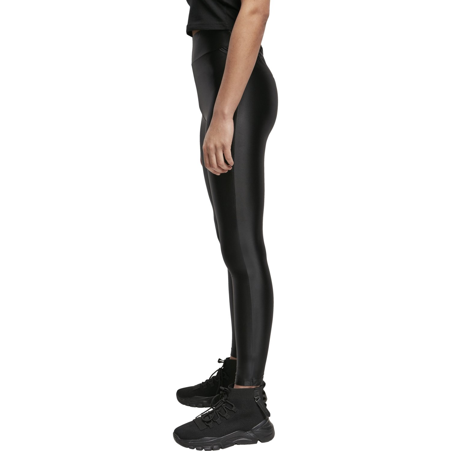 Urban Classics Ladies - High Waist Shiny Metalic Leggings