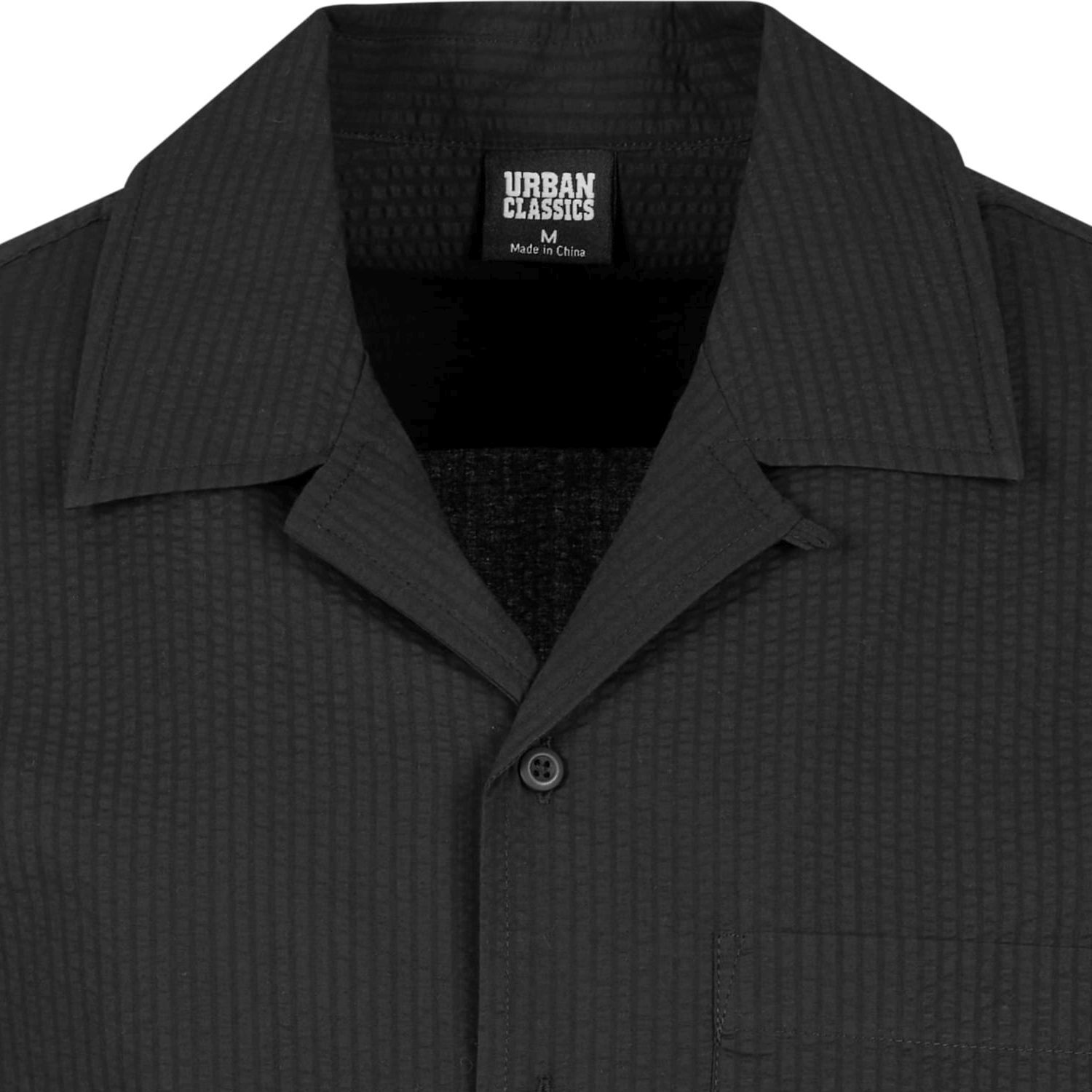 Urban Classics - Relaxed Seersucker Kurzarm Hemd