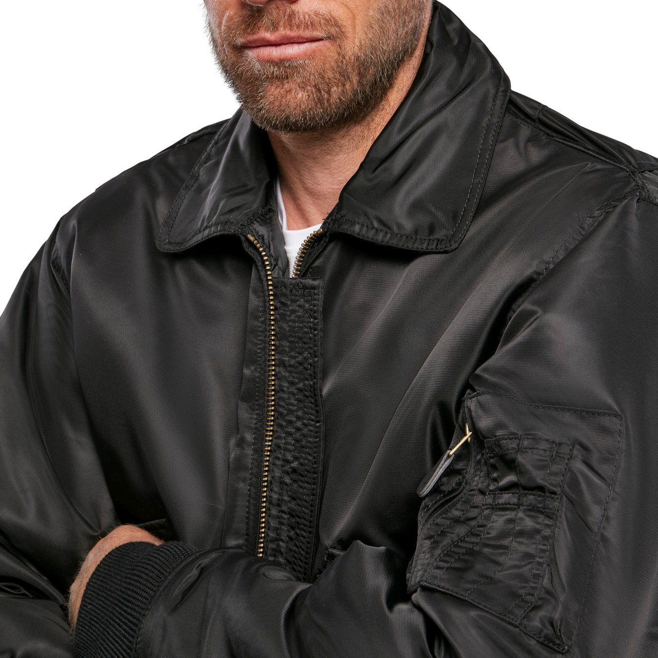 Brandit - CWU BOMBER Blouson de vol noir