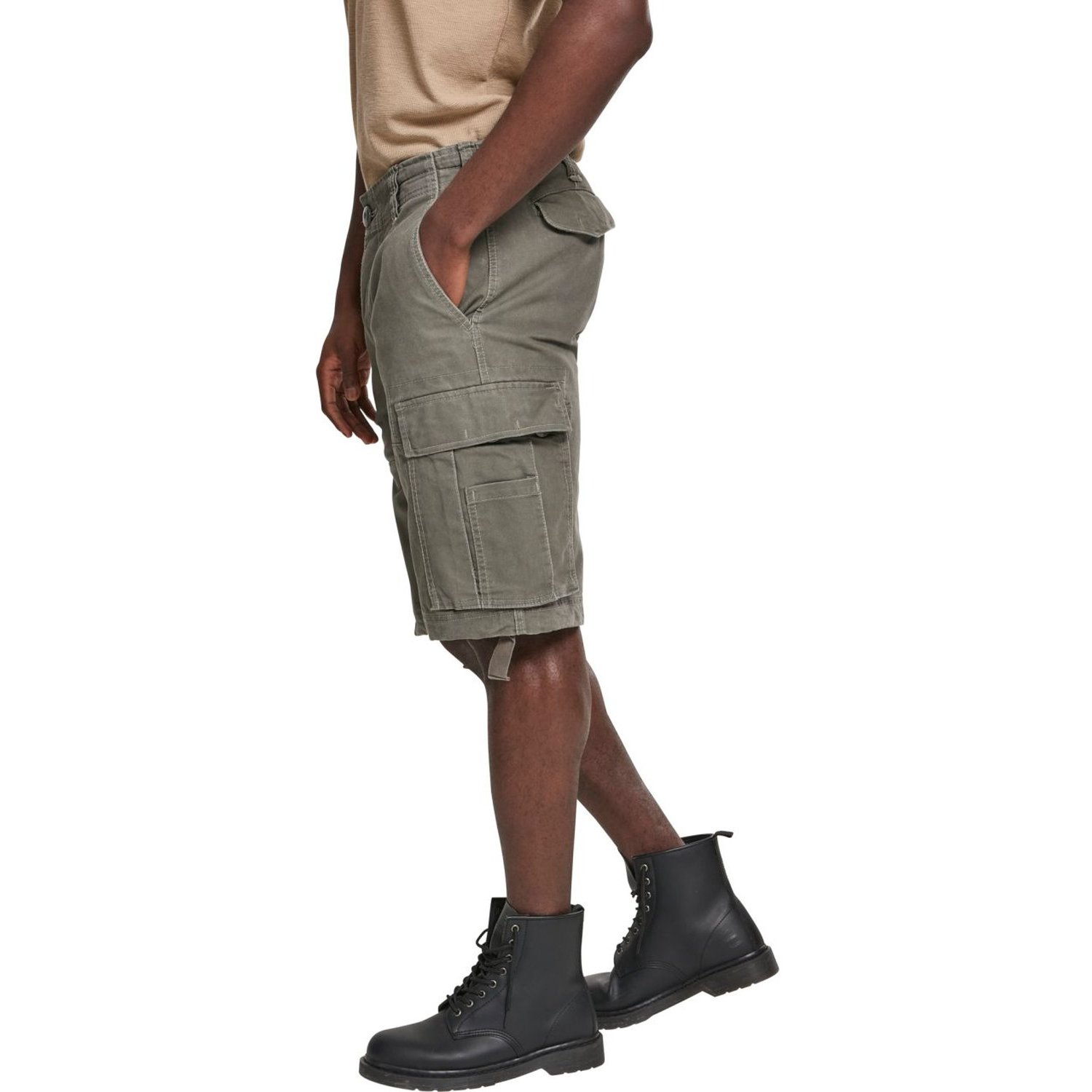Brandit VINTAGE Outdoor Cargo Army Shorts olive
