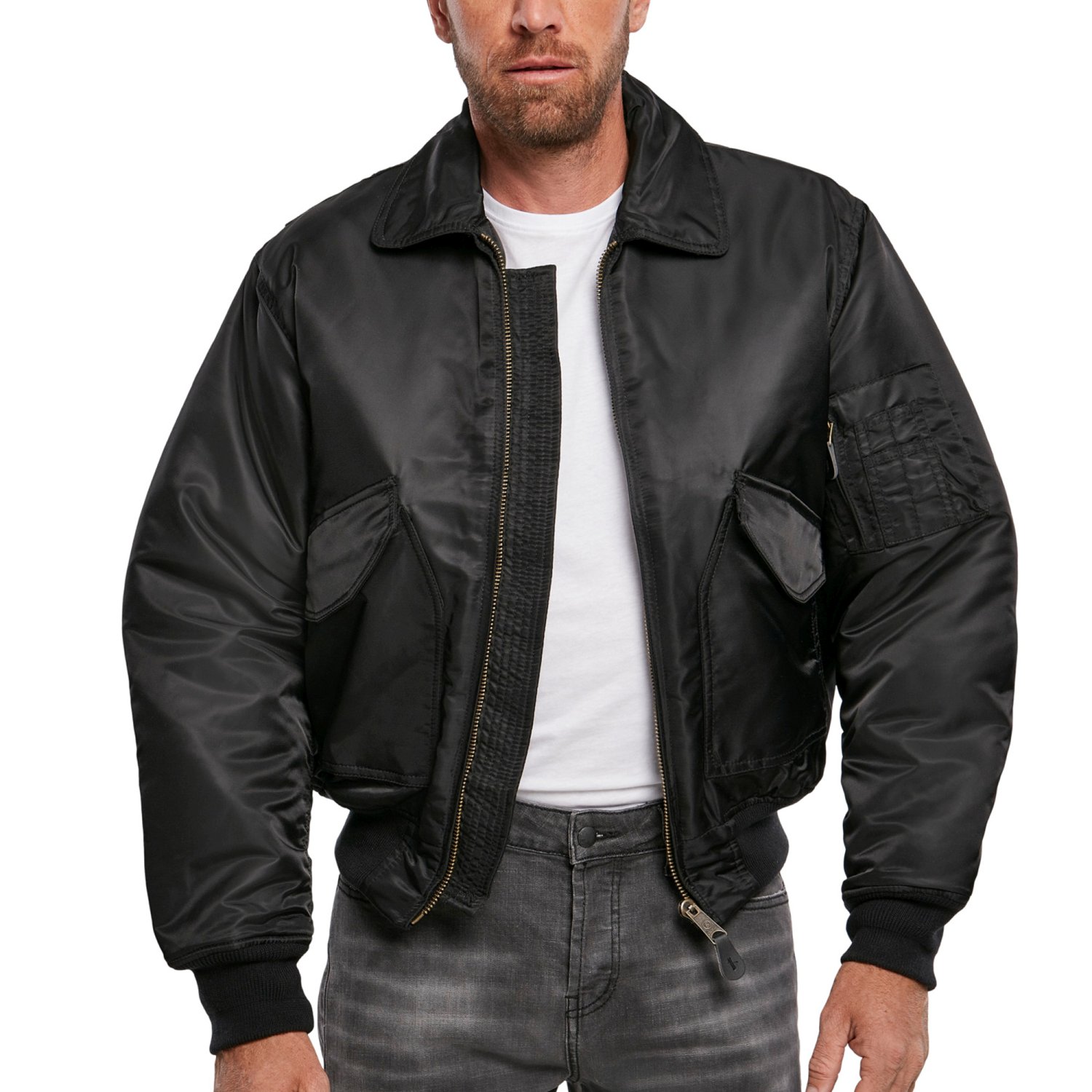 Brandit - CWU BOMBER Flight Jacket black