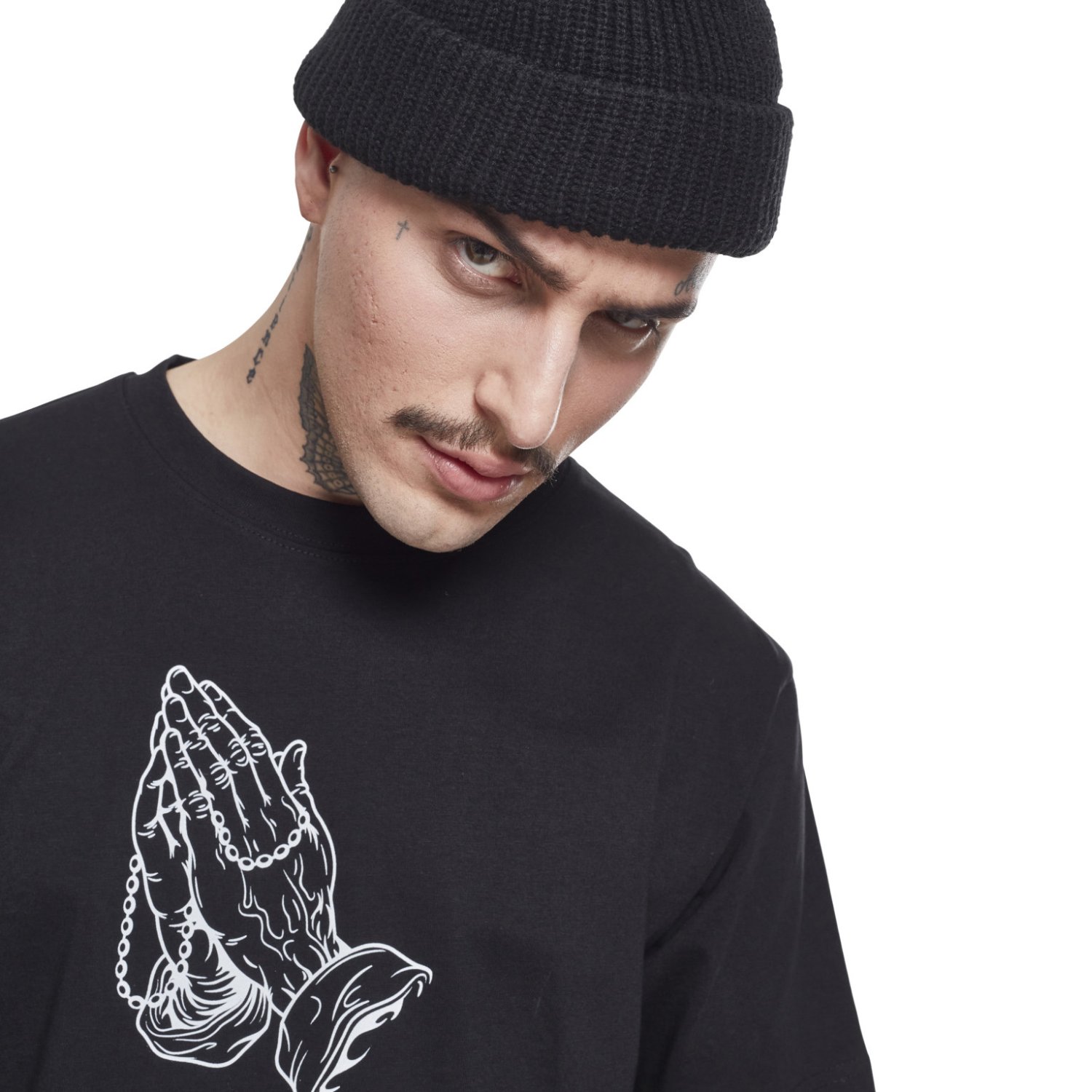 Mister Tee Shirt - Dark Pray schwarz