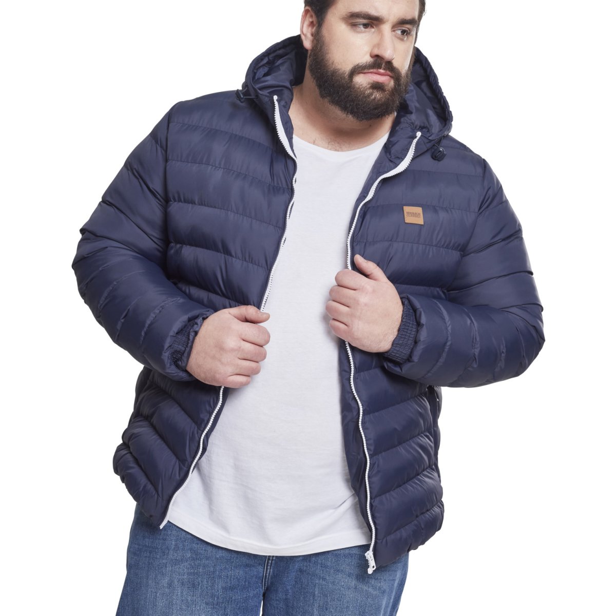 Urban Classics - BASIC BUBBLE Winter Jacket navy / white