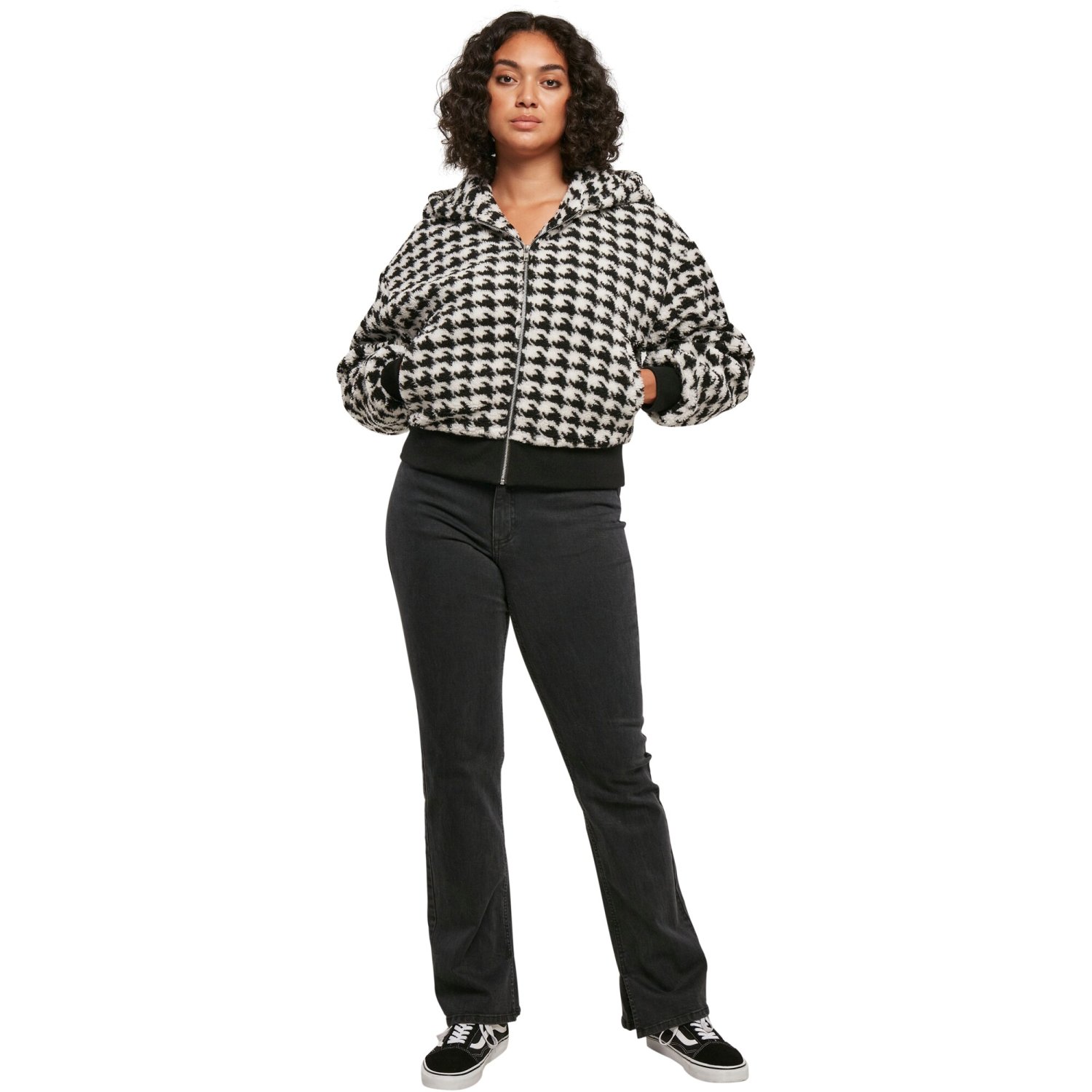 Urban Classics Ladies - Short Oversize Sherpa Jacket