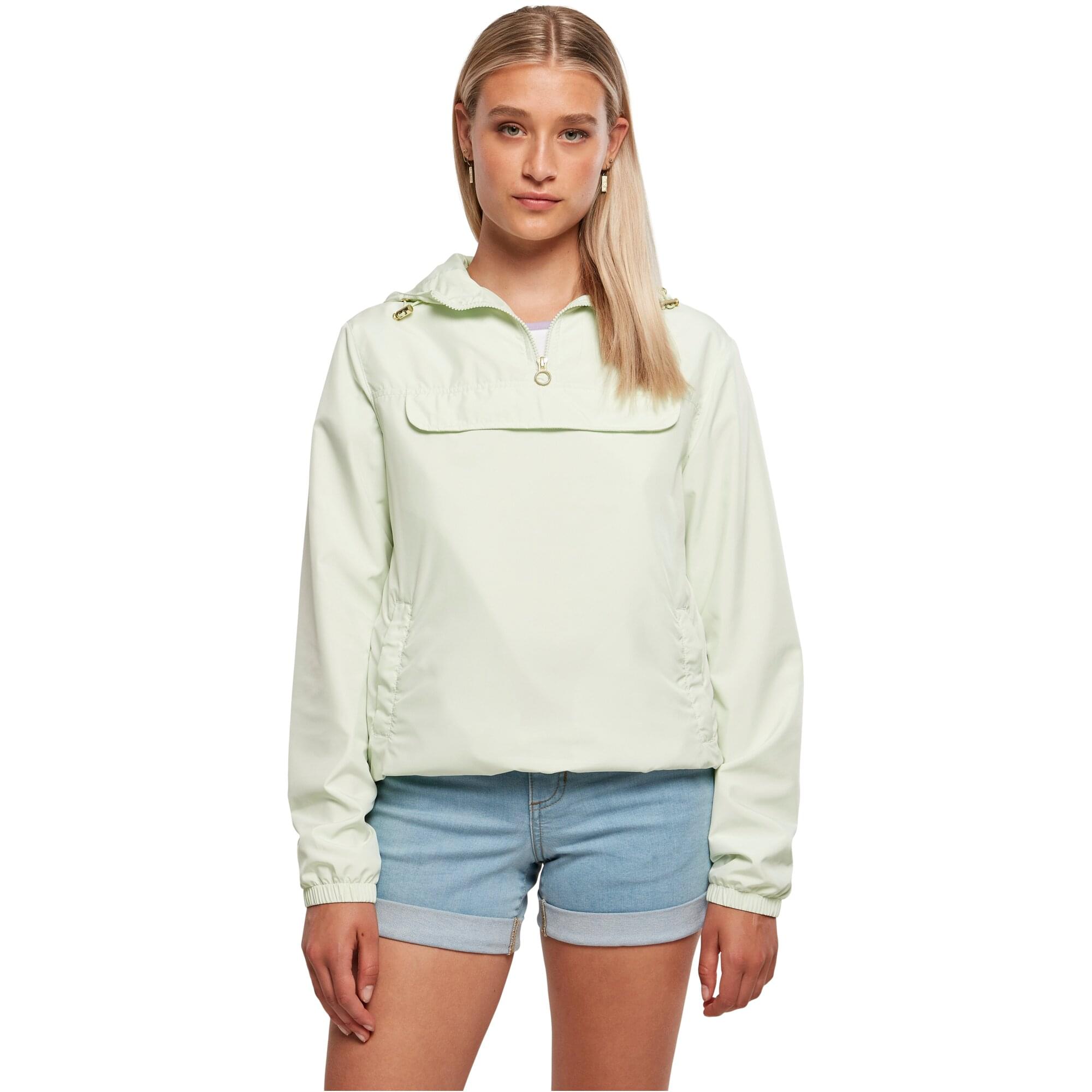 Urban Classics Ladies - PULL OVER Jacket light mint