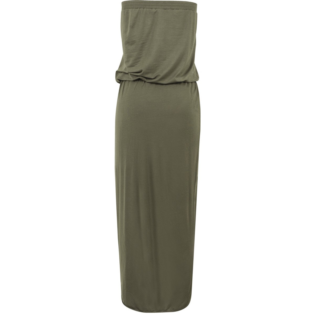 Urban Classics Ladies - Viscose Bandeau Dress olive