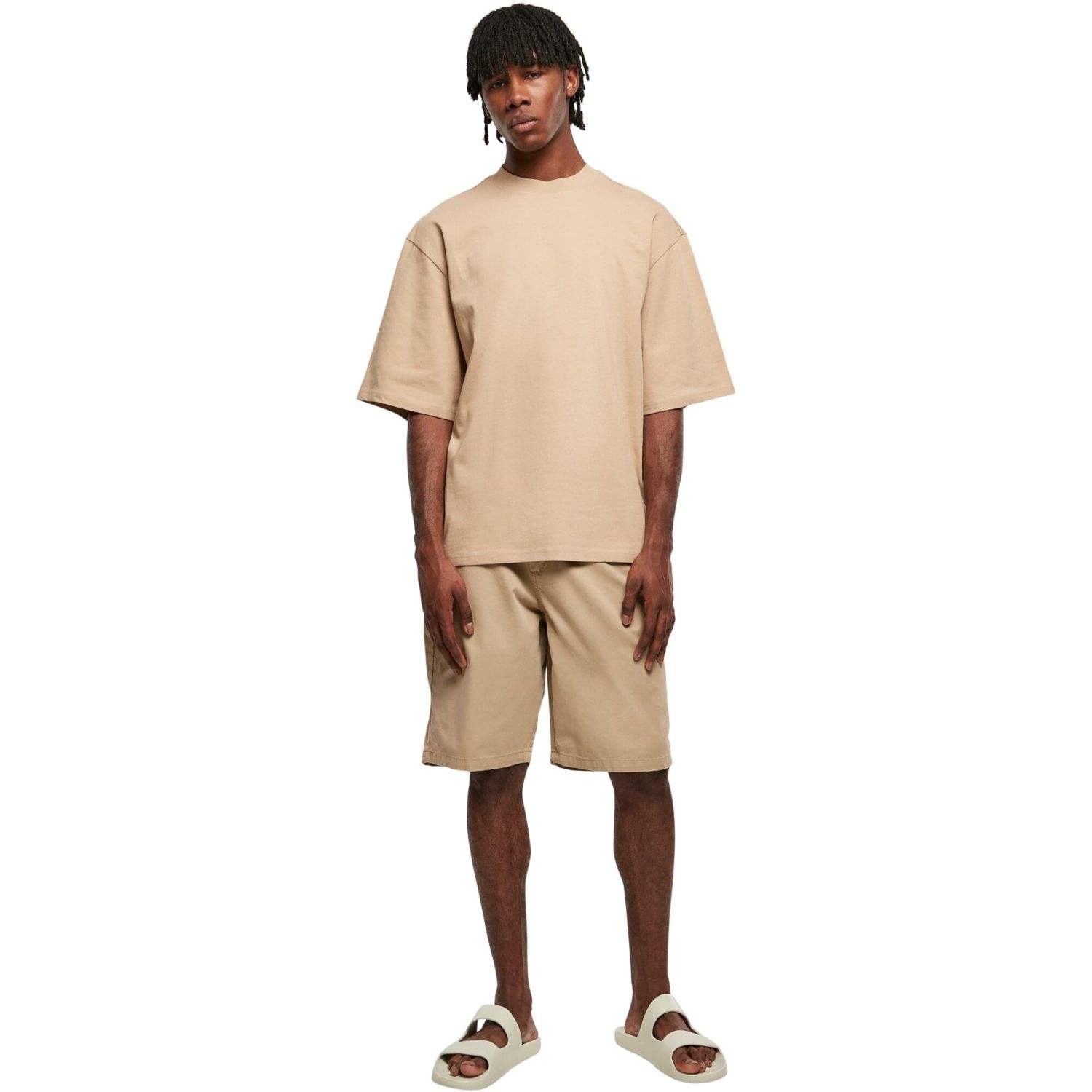 Urban Classics - Organic Oversized Sleeve Shirt beige