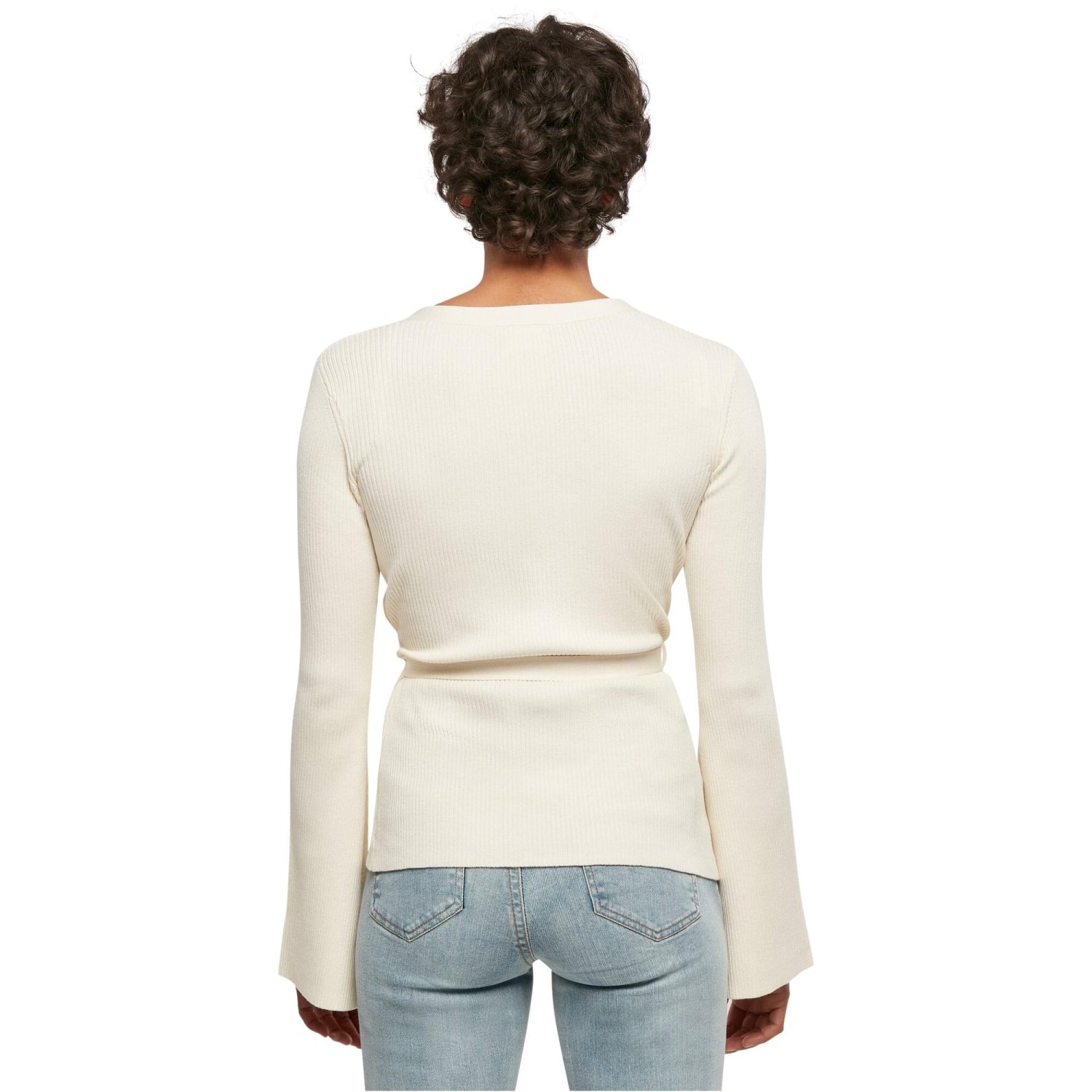 Urban Classics Ladies - Rib Knit Wrapped Cardigan
