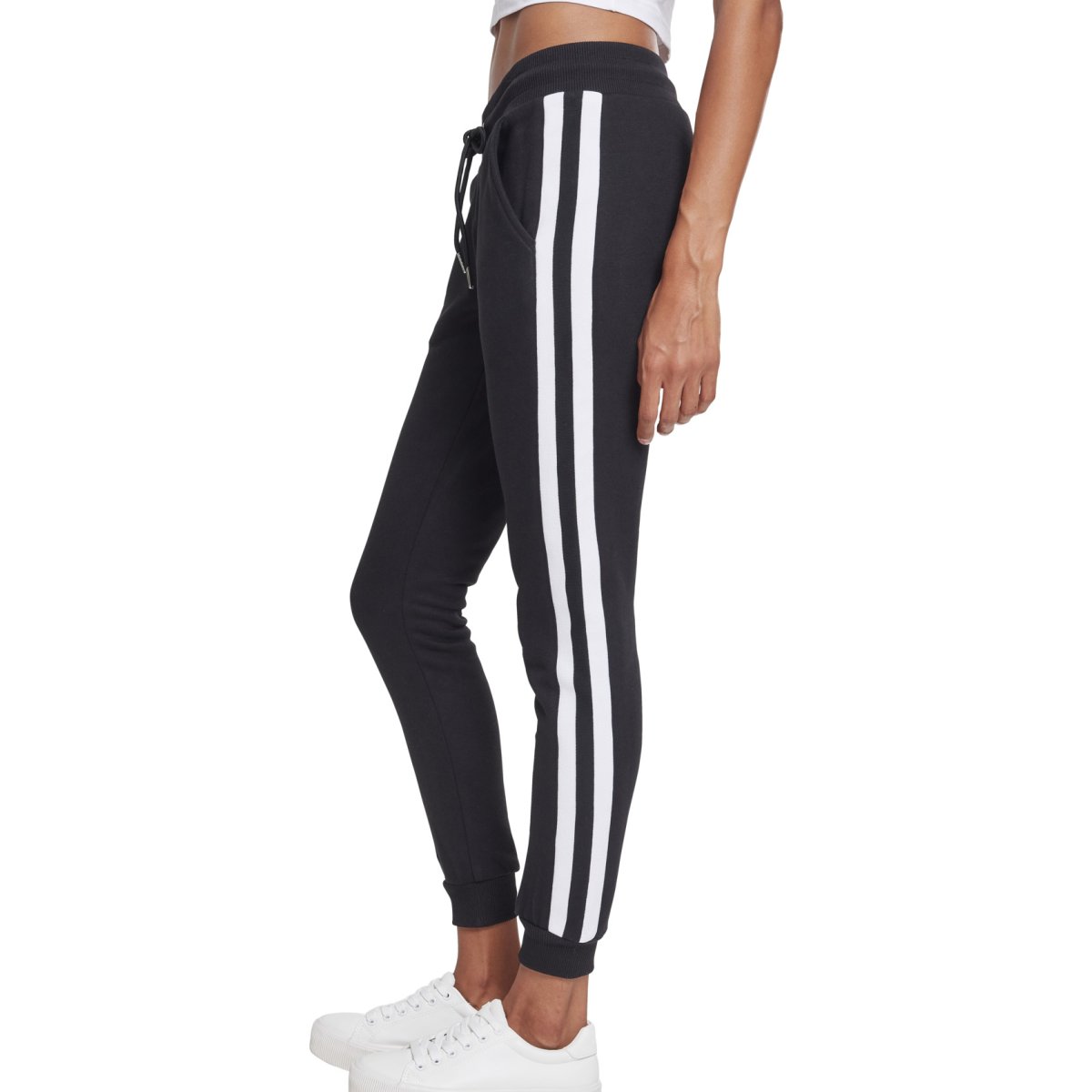 Urban Classics Ladies - College Fleece Sweatpants noir