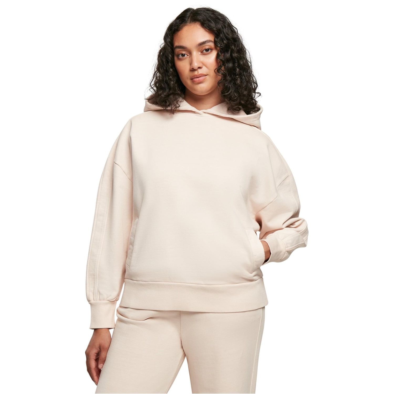 Urban Classics Ladies - Oversized Heavy Hoody pink