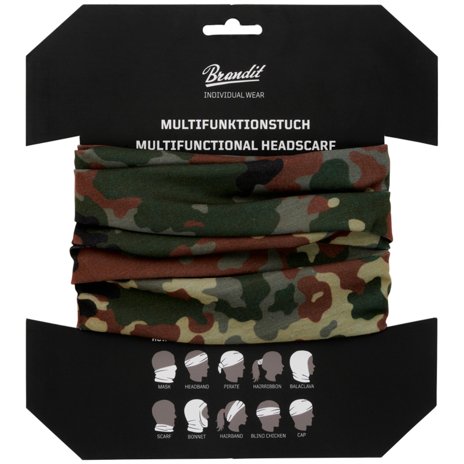 Brandit - Multifunctional Gaiter Scarf flecktarn camo