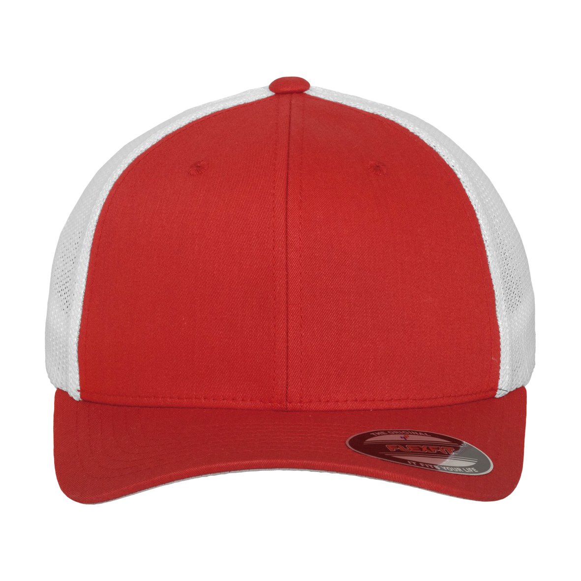 Flexfit Mesh Trucker Extensible Casquette - rouge / blanc -