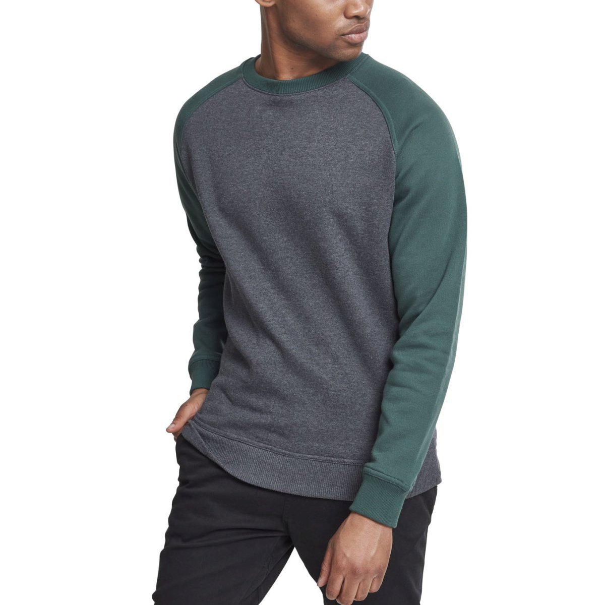 Urban Classics - 2-TONE RAGLAN Crewneck Pullover