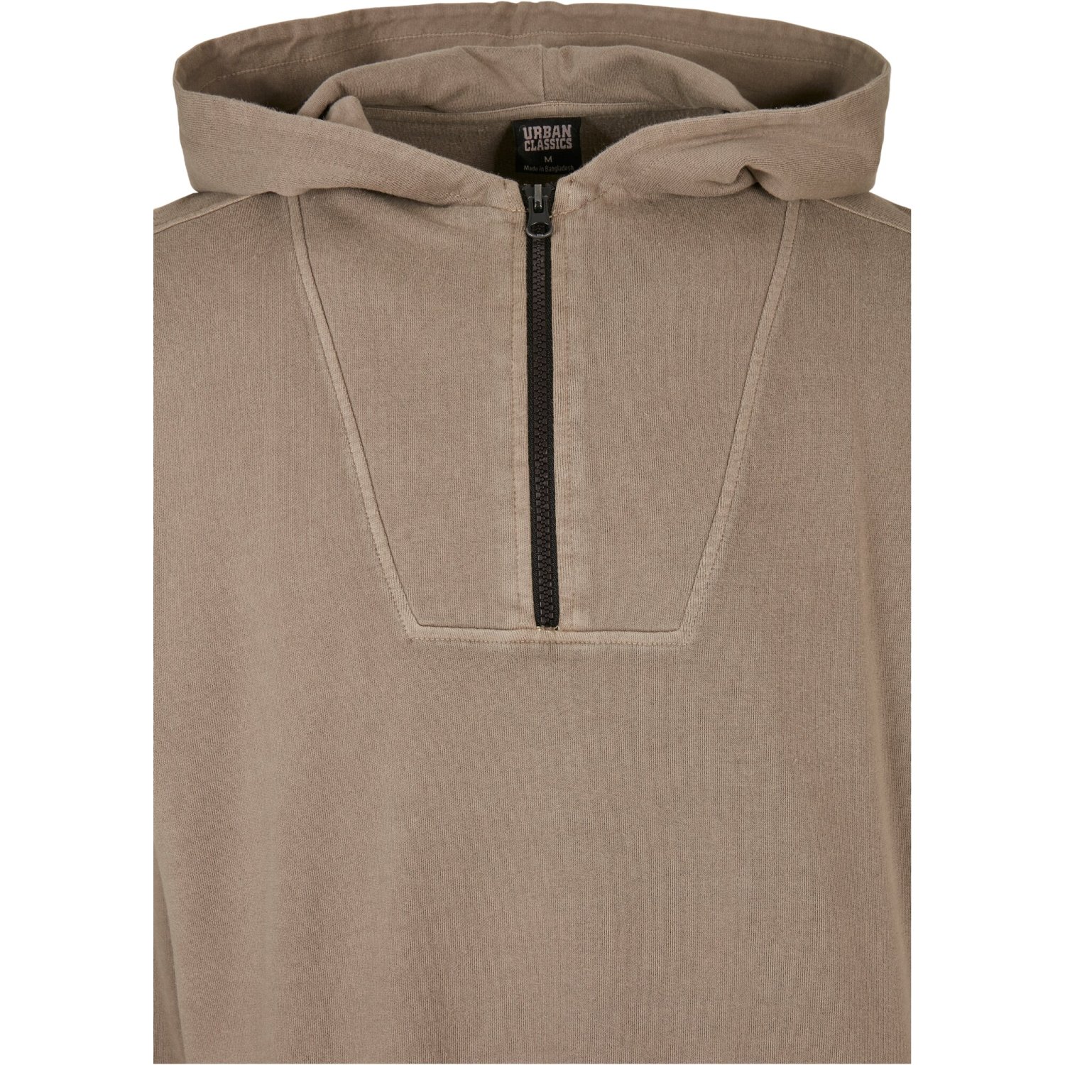 Urban Classics - Overdyed Camp Troyer Hoody khaki