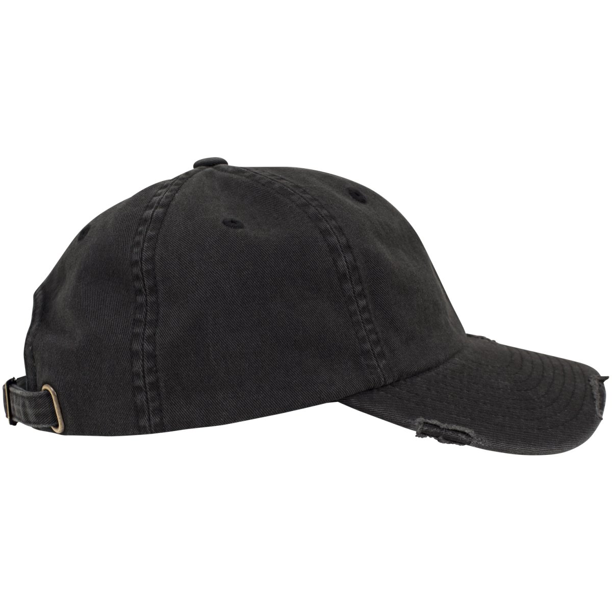 Flexfit Low Profile Destroyed Strapback Cap - noir