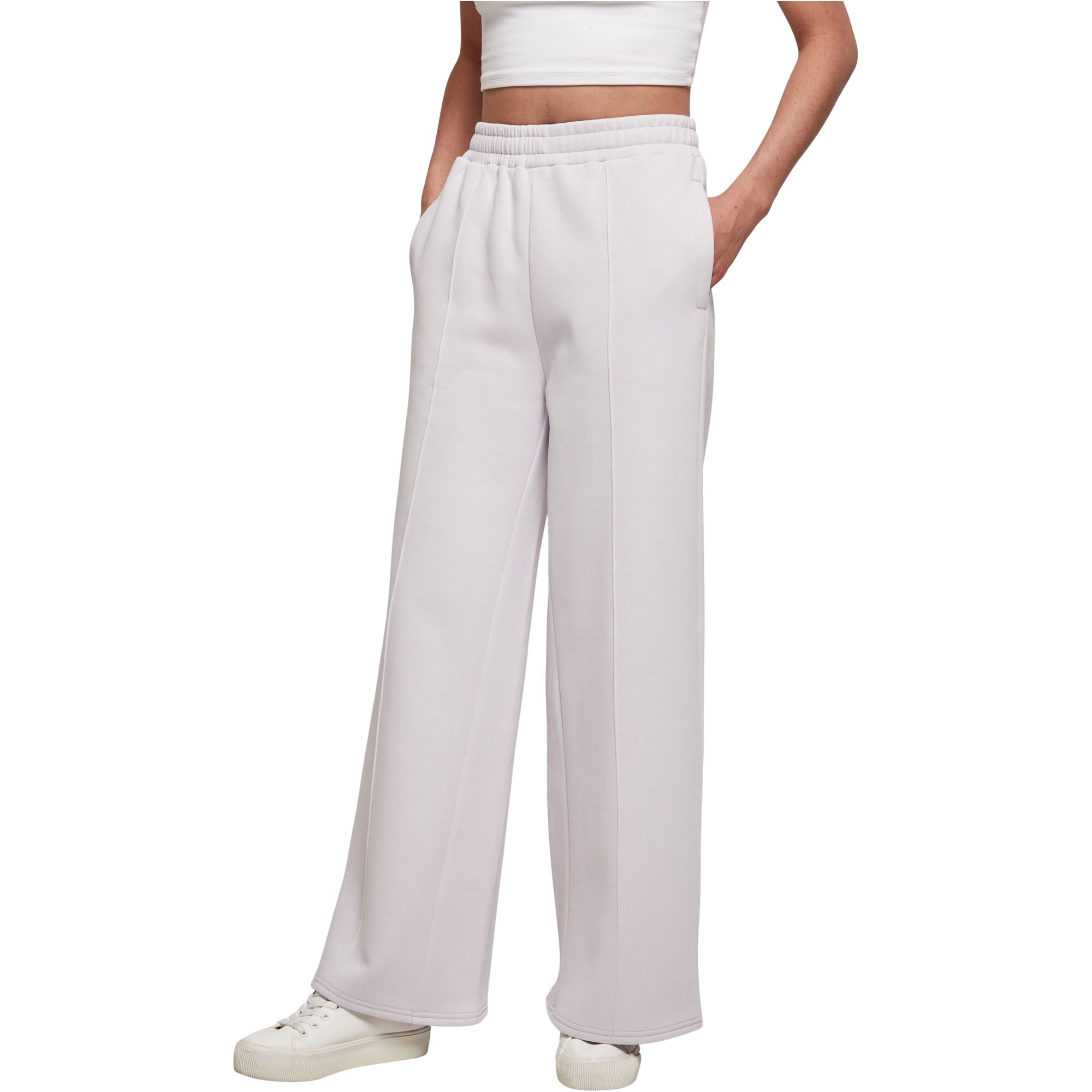 Urban Classics Ladies - Straight Pin Tuck Sweatpants lilac