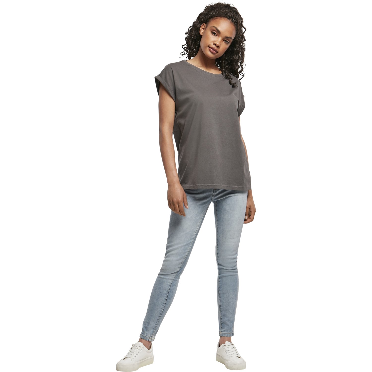 Urban Classics Ladies - EXTENDED SHOULDER Loose Shirt Top