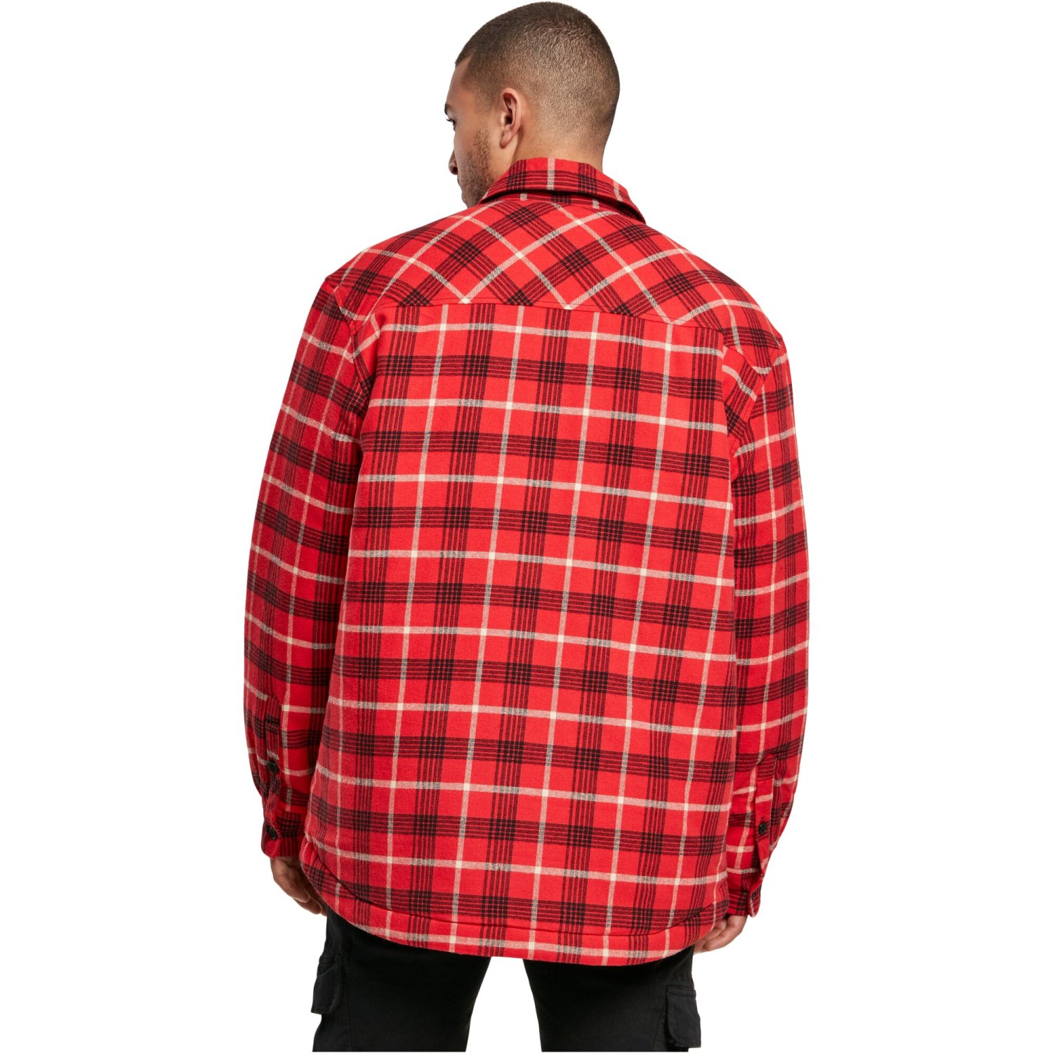 Urban Classics - Plaid Quilted Shirt Jacket