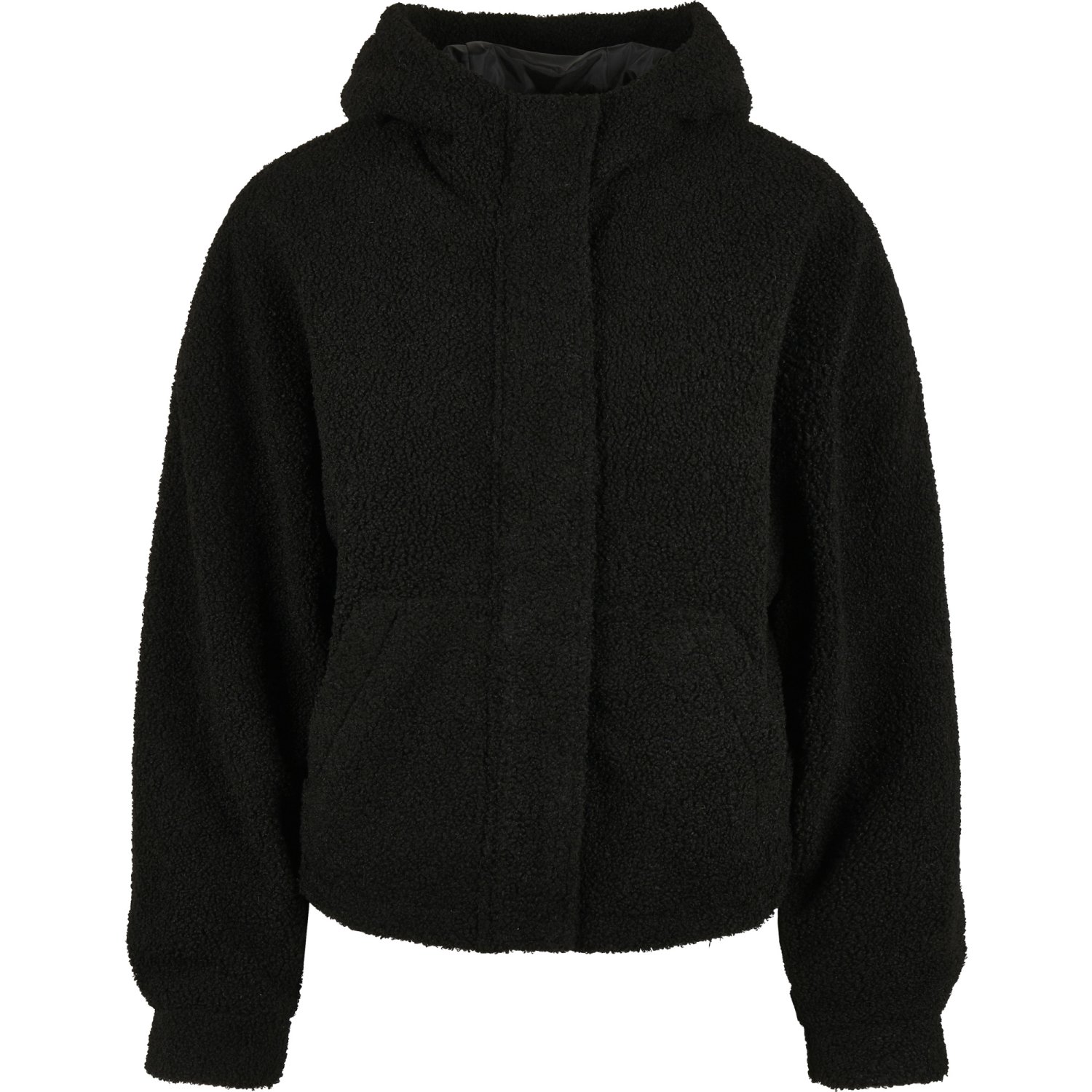 Urban Classics Ladies - Short Sherpa Veste noir