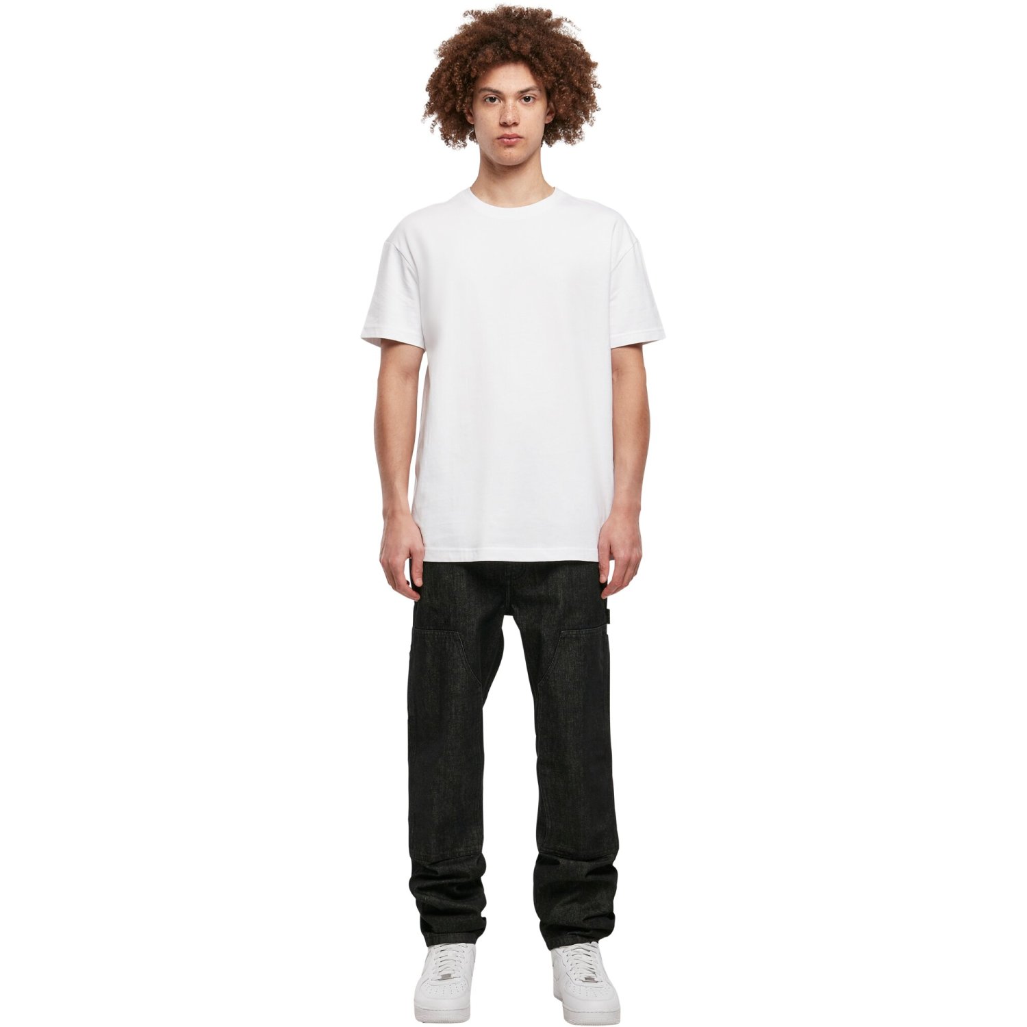 Urban Classics - Double Knee Jeans black washed