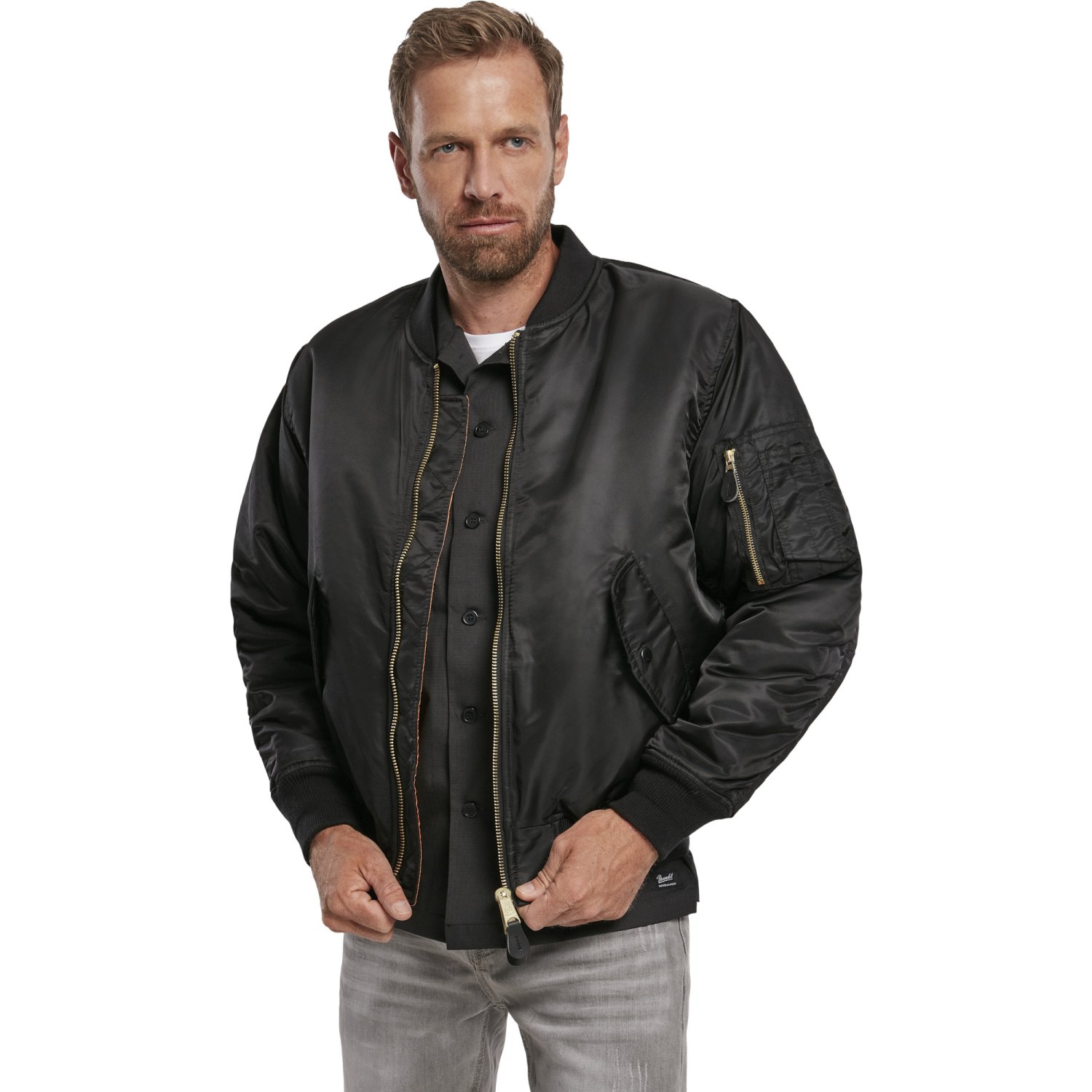 Brandit - MA1 BOMBER Veste noir