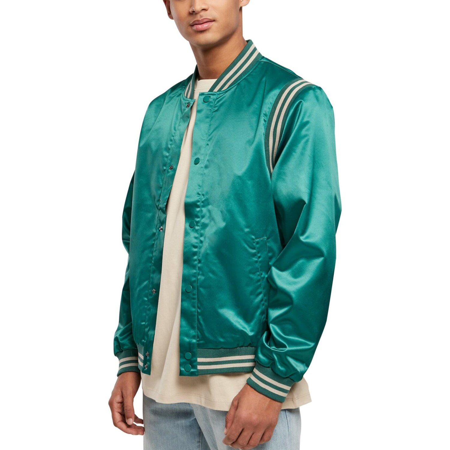 Urban Classics - Satin College Varsity Jacket