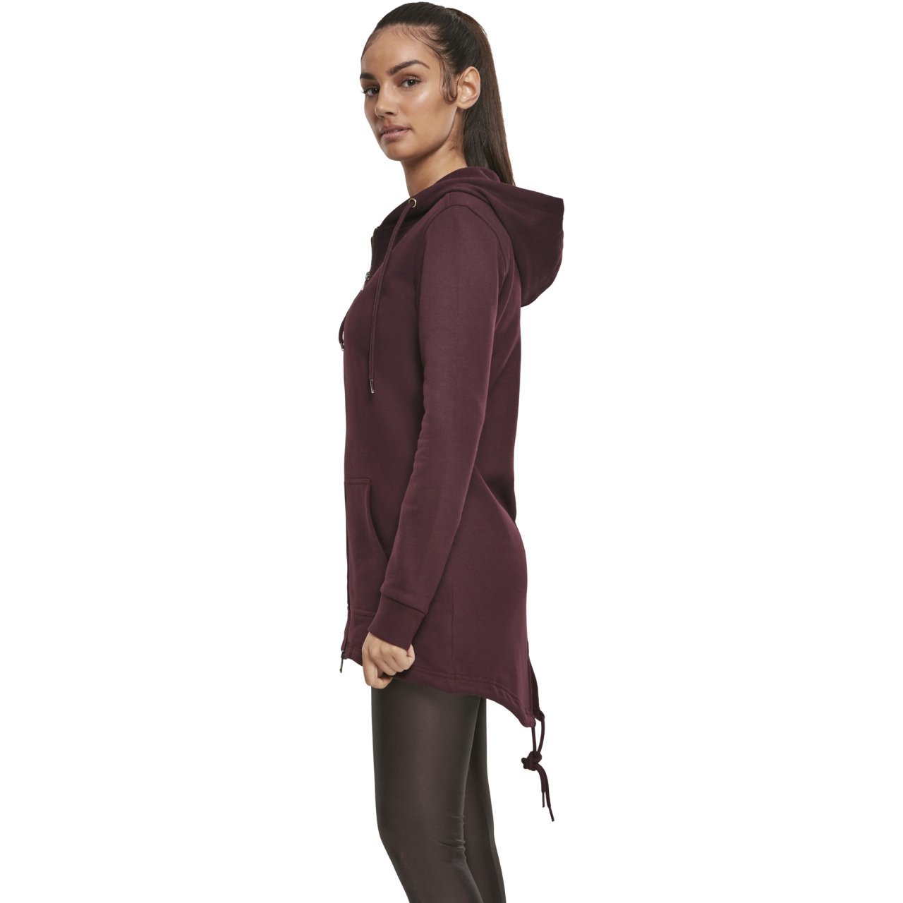 Urban Classics Ladies - SWEAT PARKA Long Zip Hoody