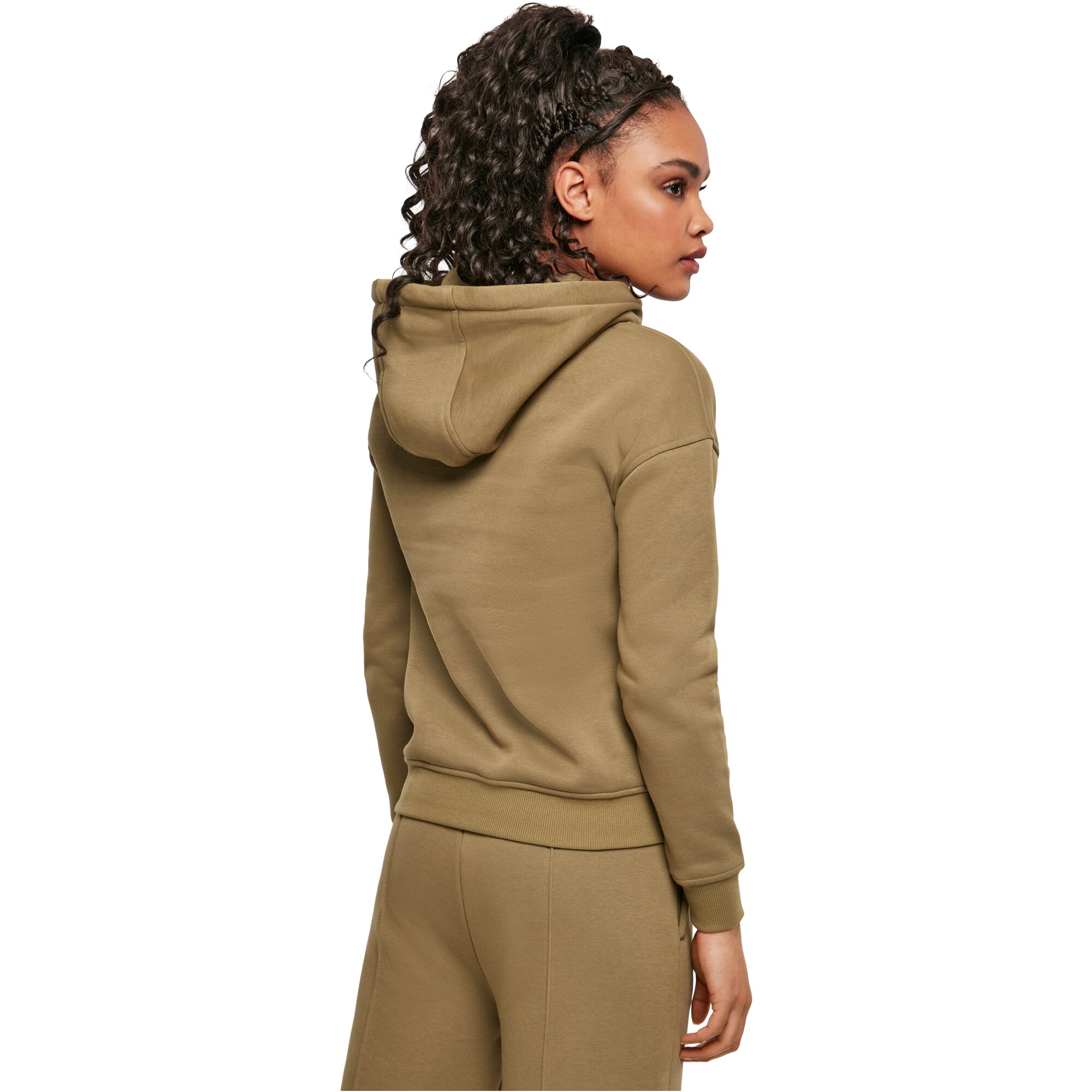 Urban Classics Ladies - BASIC Fleece Sweatshirt Hoody
