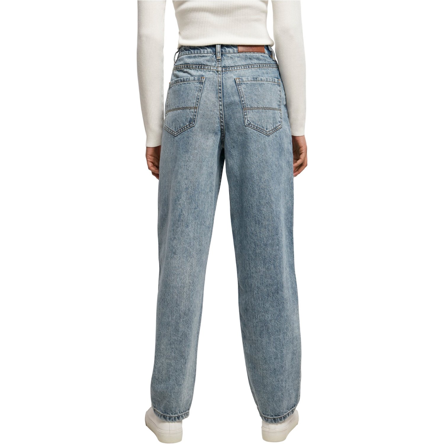 Urban Classics Ladies - High Waist 90s Wide Leg Denim Jeans