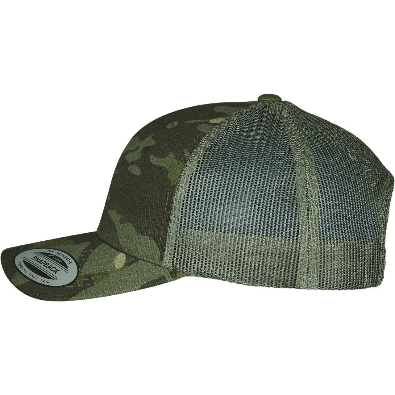 Flexfit RETRO Trucker Snapback Cap - Multicam tropic camo