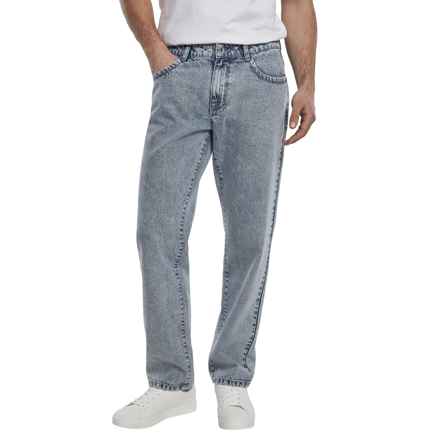 Urban Classics - Loose Baggy Hip Hop Denim Jeans acid wash