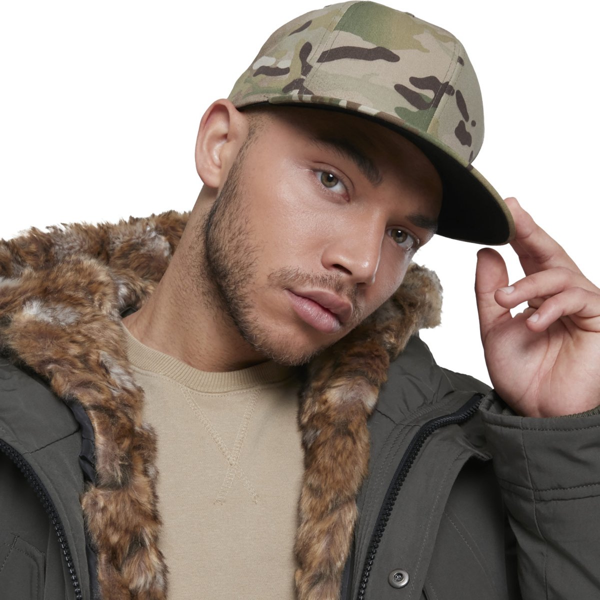 Flexfit Classic MULTICAP Snapback Cap - sand camo