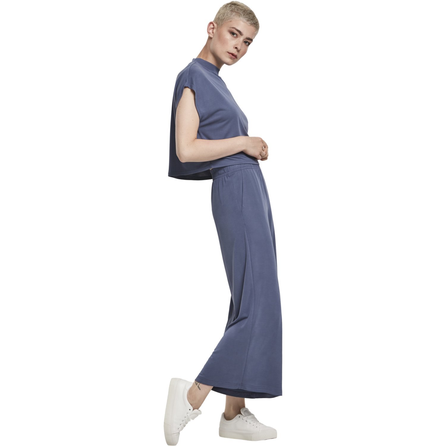 Urban Classics Ladies - Pantalon Modal Culotte vintage