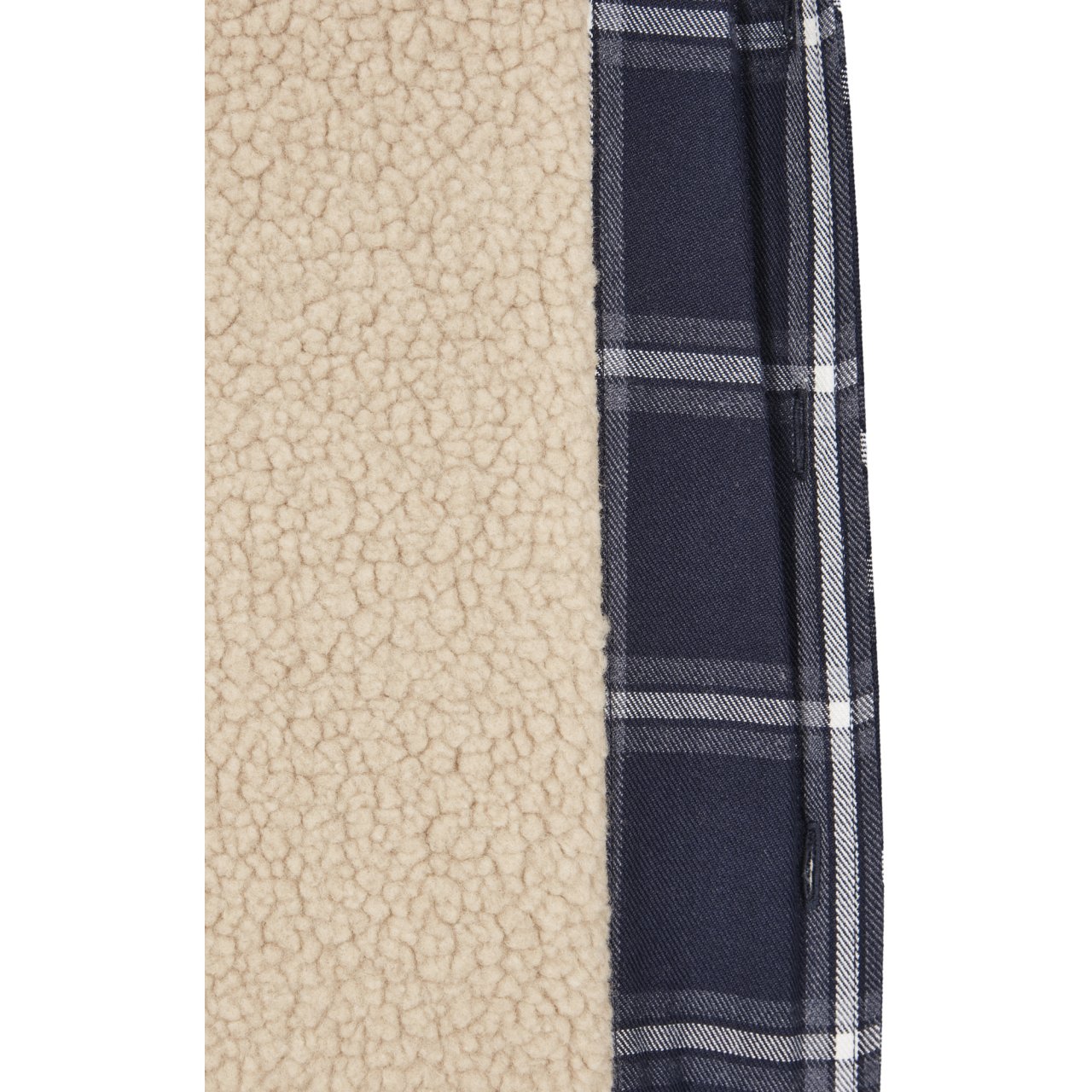 Urban Classics - SHERPA Lined Lumberjack Jacket navy