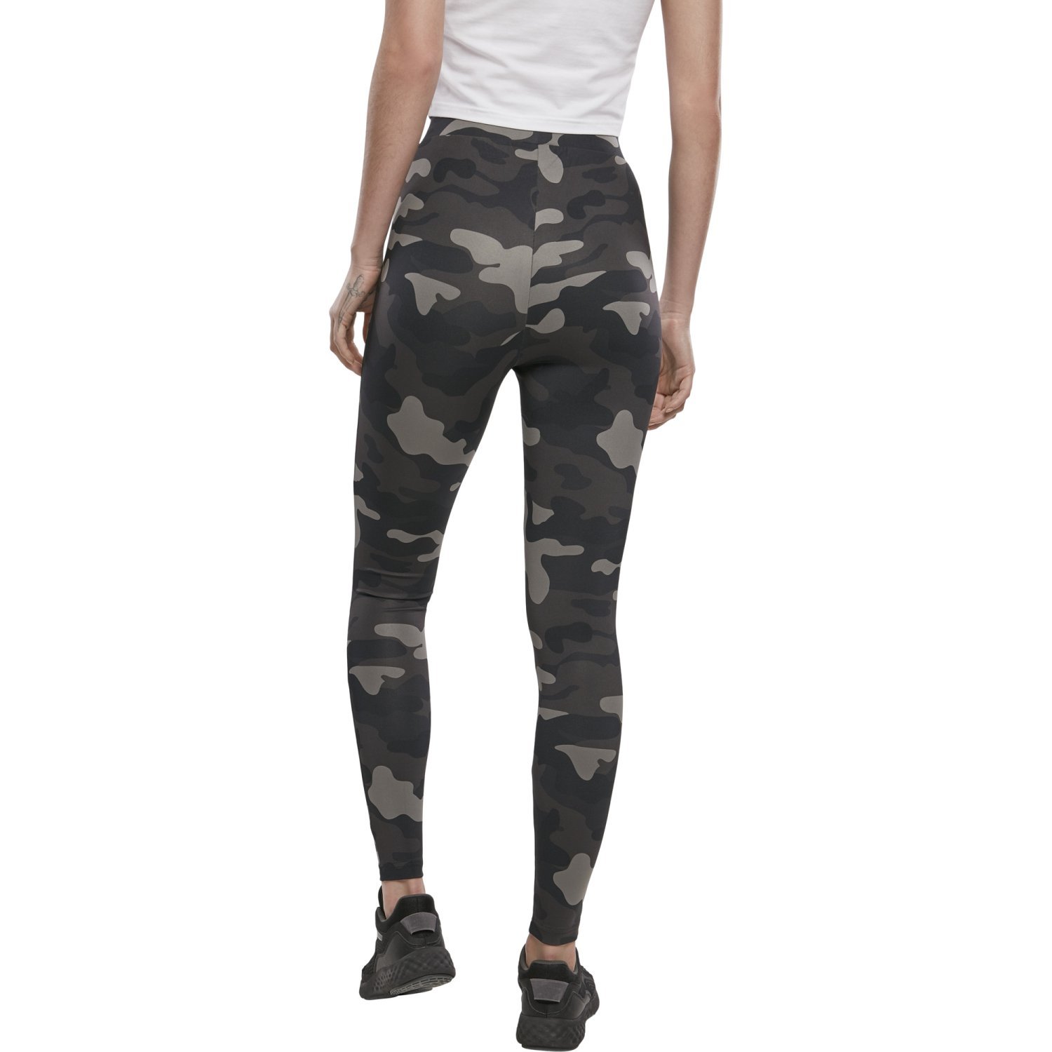 Urban Classics Ladies - High Waist Tech Leggings camo