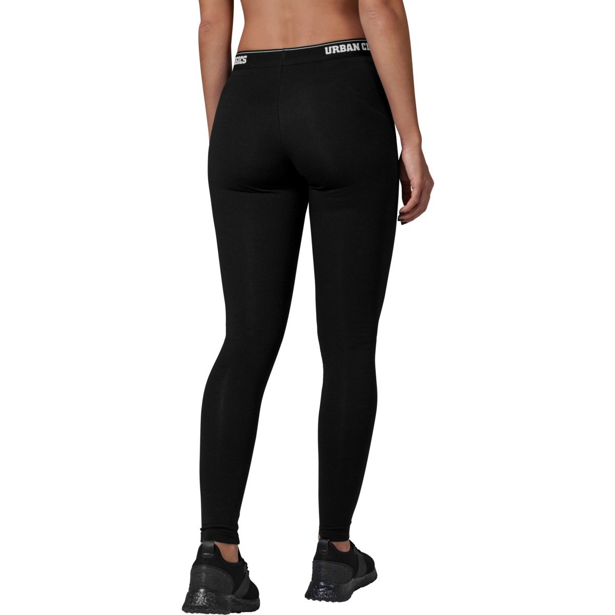 Urban Classics Ladies - Logo Leggings schwarz
