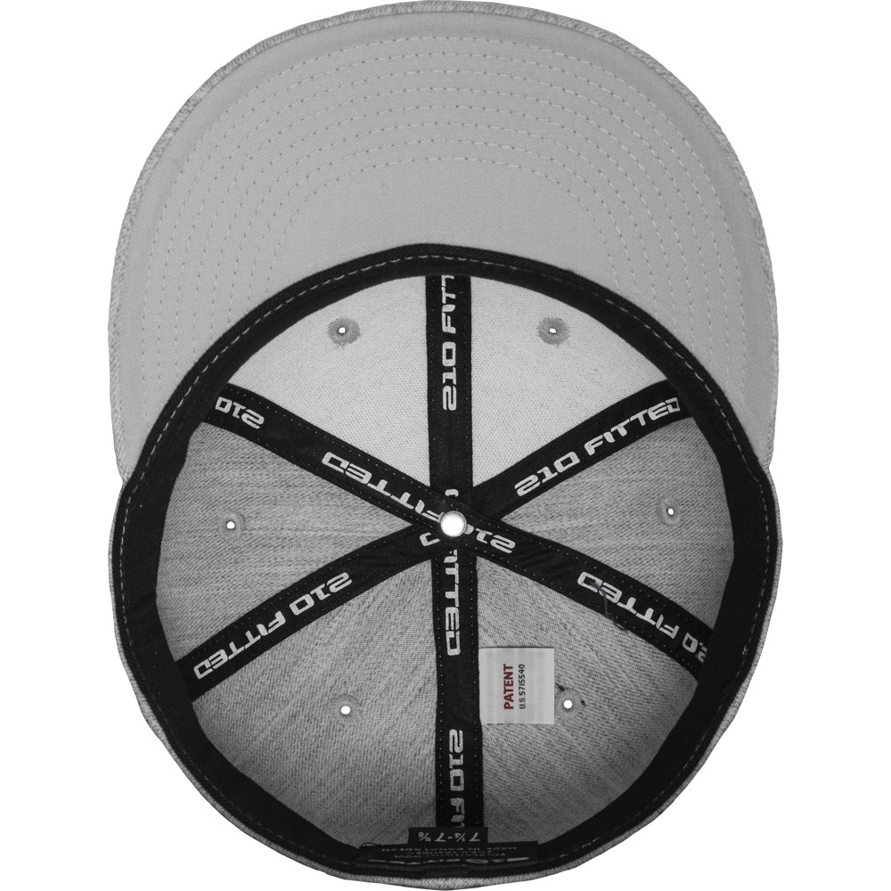 Flexfit Premium 210 Fitted Casquette - heather gris - L/XL