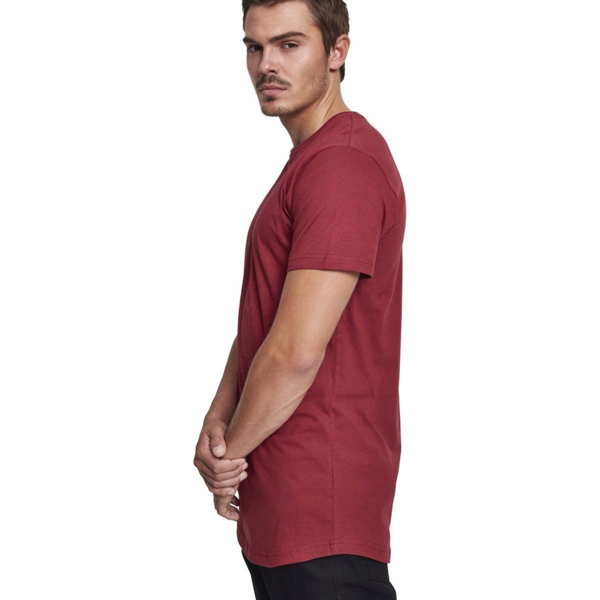 Urban Classics - SHAPED Long Tee burgundy