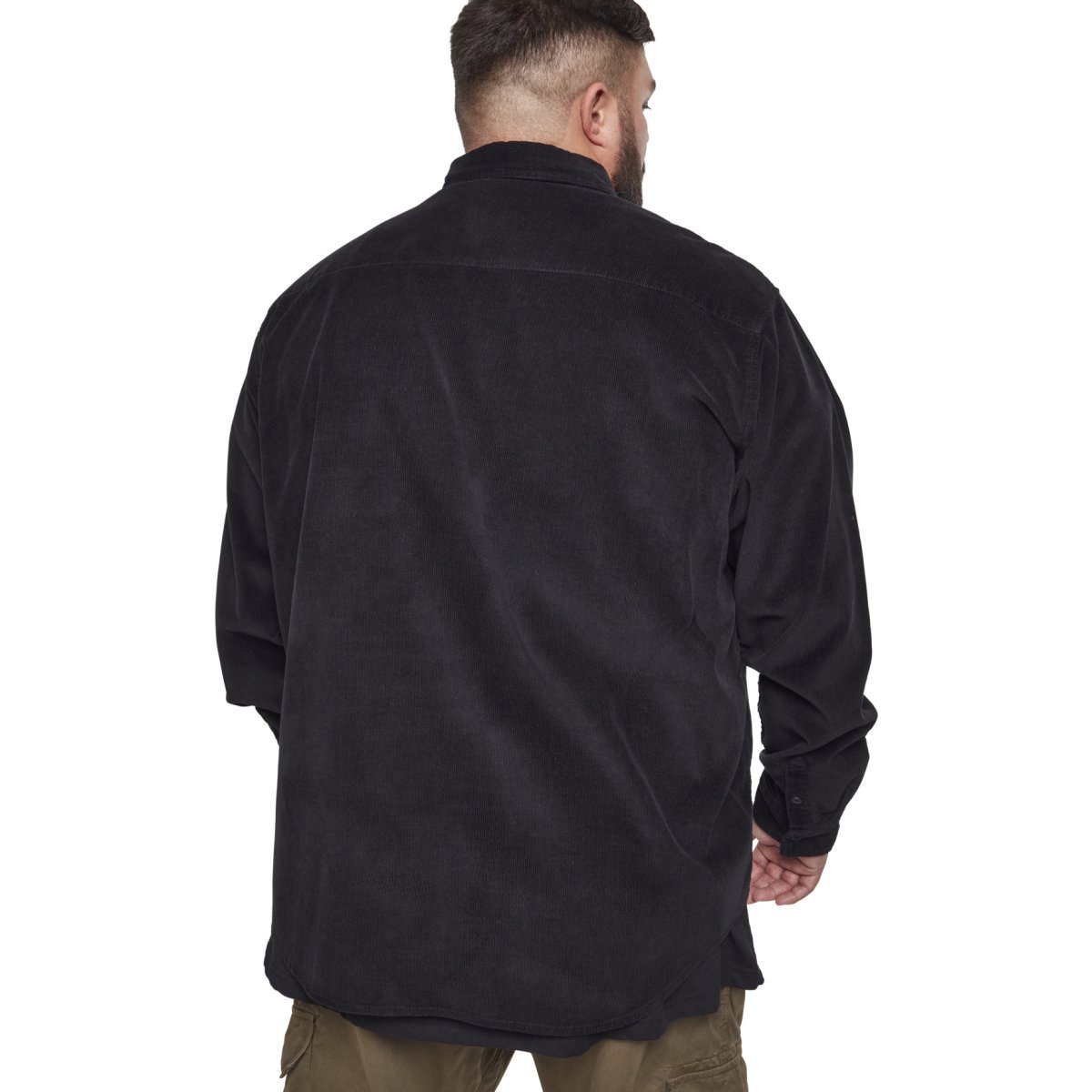 Urban Classics - Corduroy Shirt black