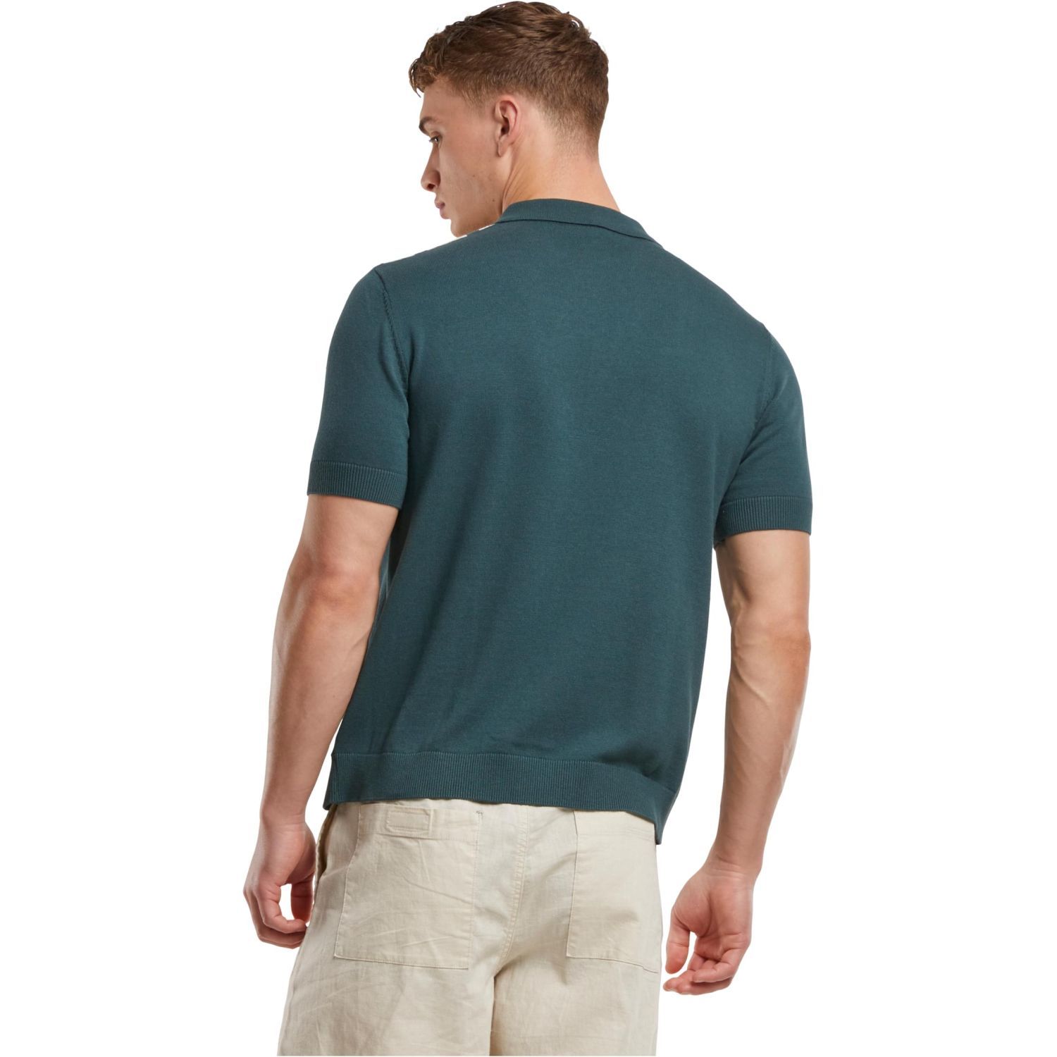 Urban Classics - Chemise rétro en tricot bottle green