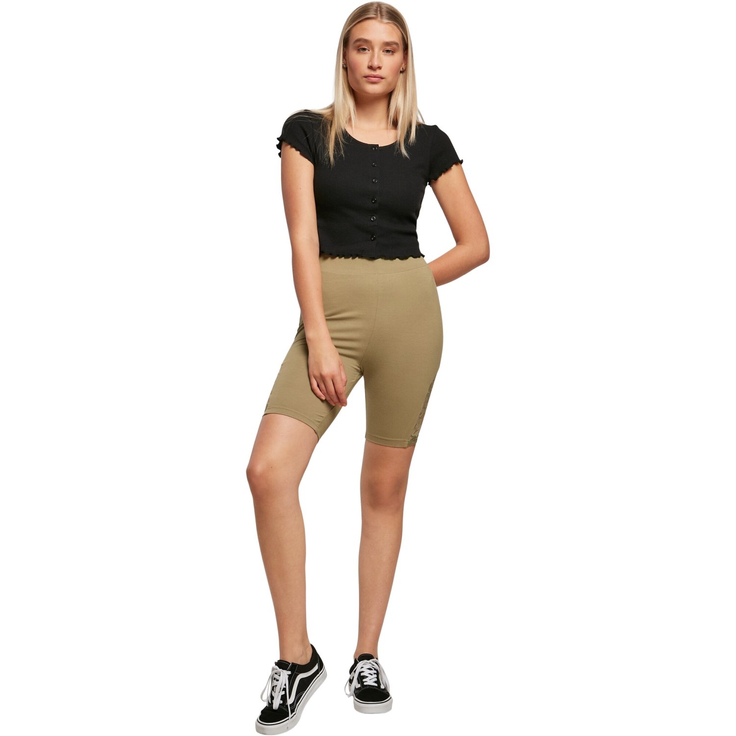 Urban Classics Ladies - CYCLE Laces High Waist Shorts