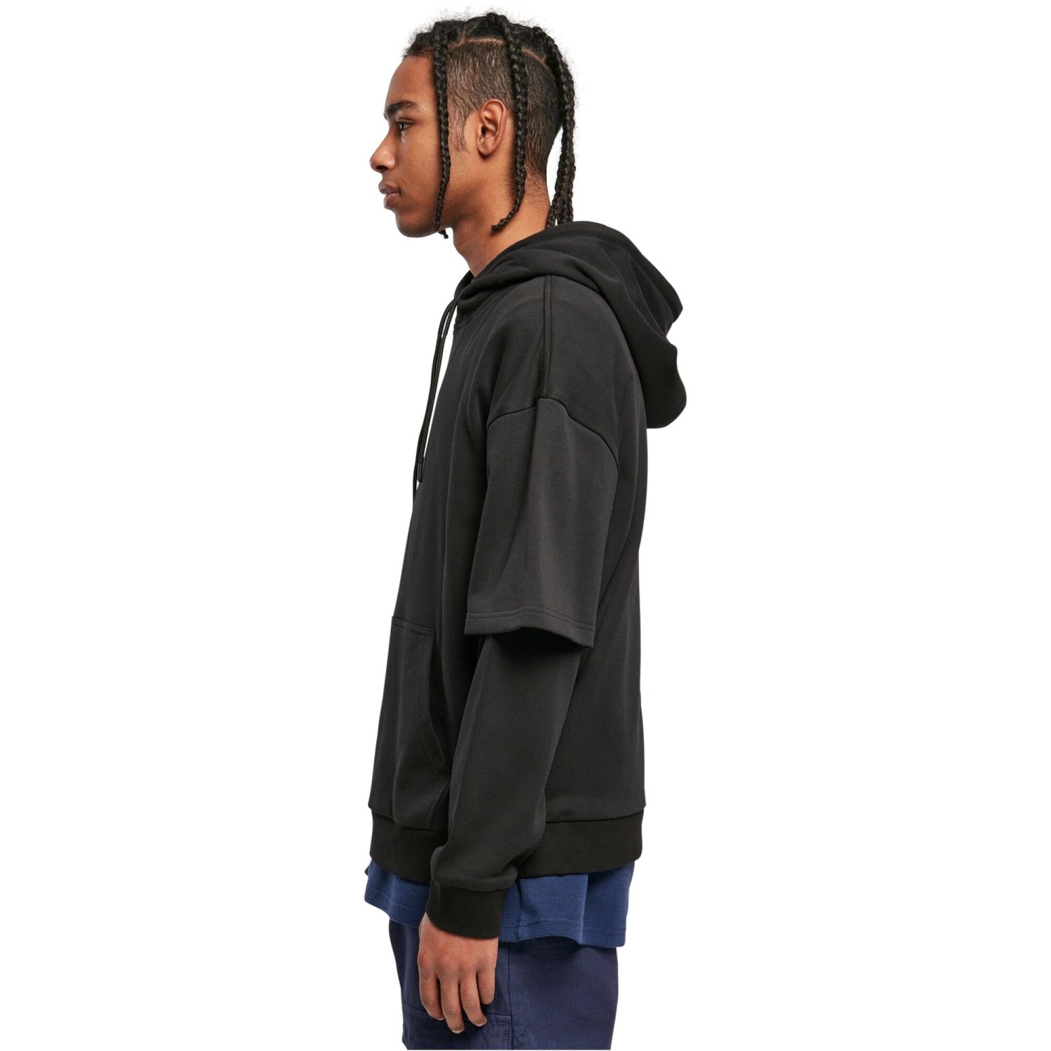 Urban Classics - Oversized Doublesleeve Hoody noir