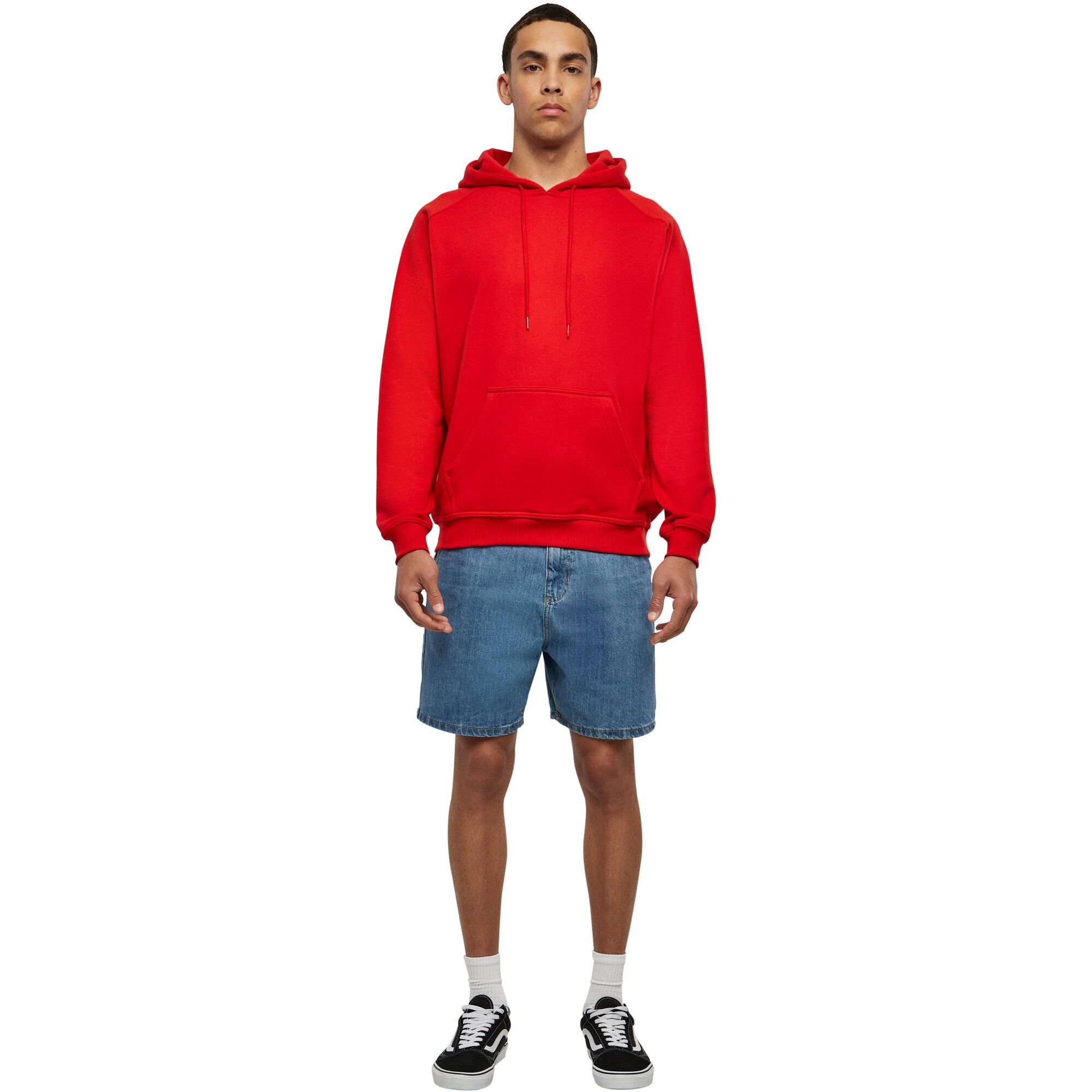 Urban Classics - Blank Sweat à capuche rouge - S
