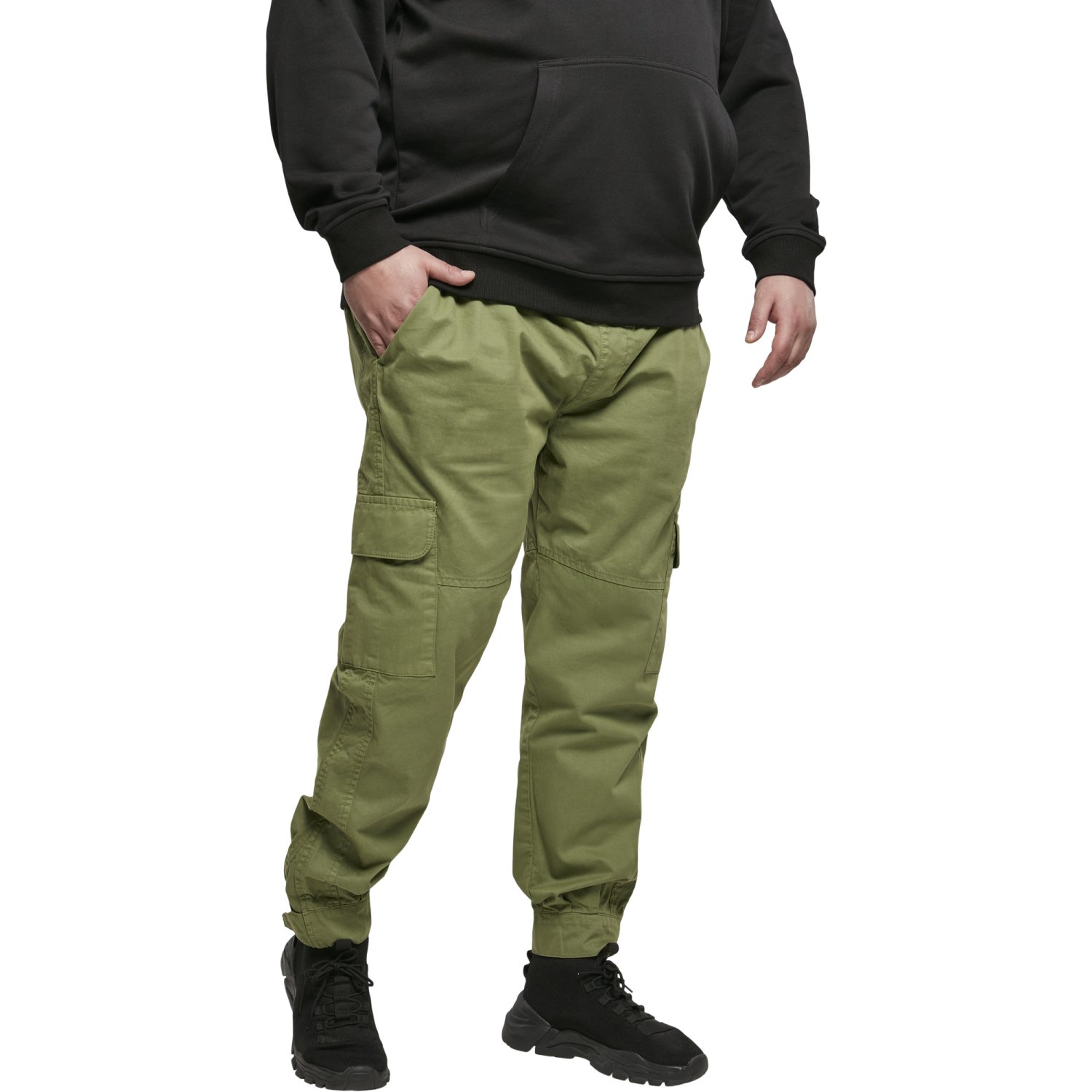 Urban Classics - Military Jogger Cargo Sweatpants olive